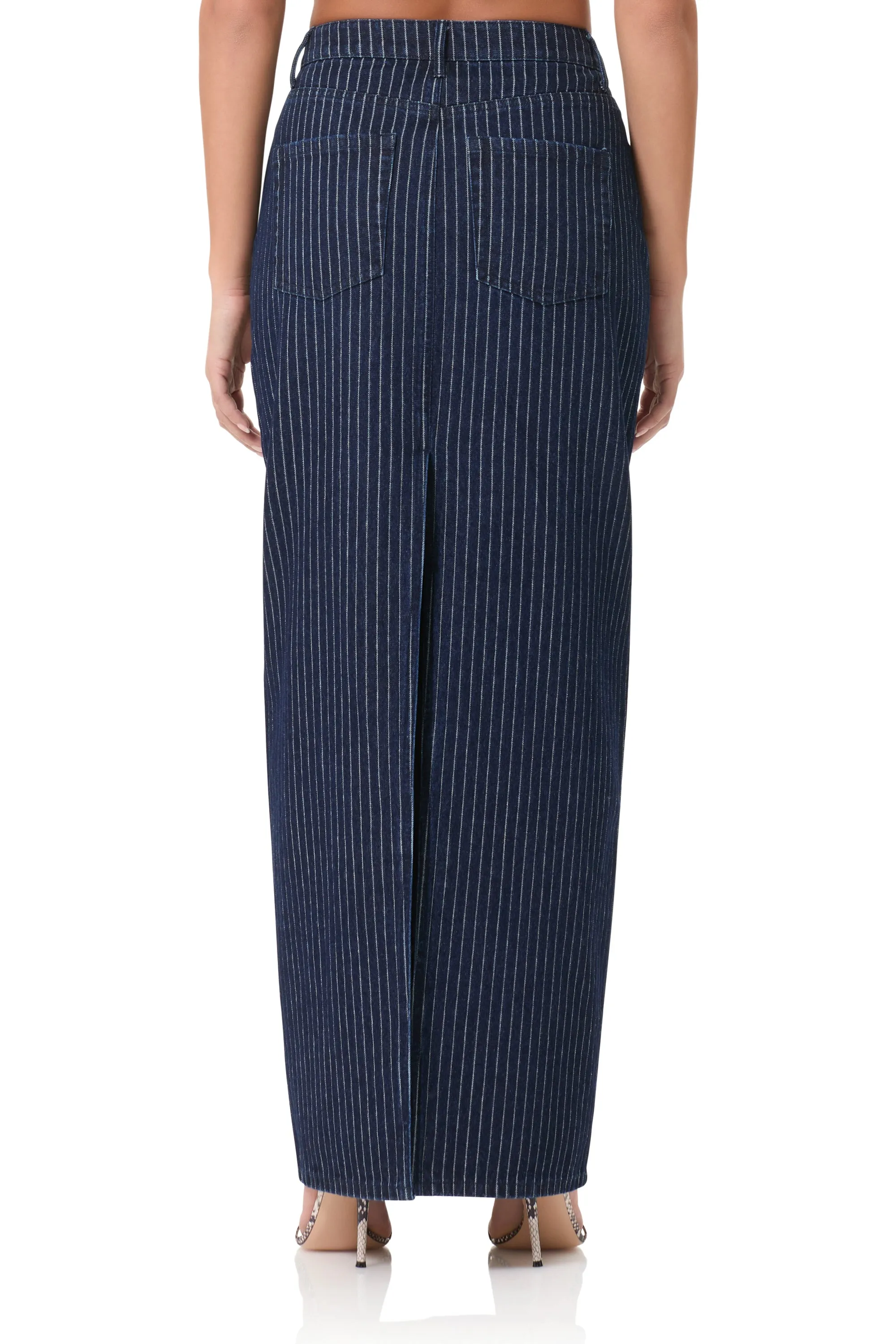 Amiri Maxi Skirt - Dark Wash