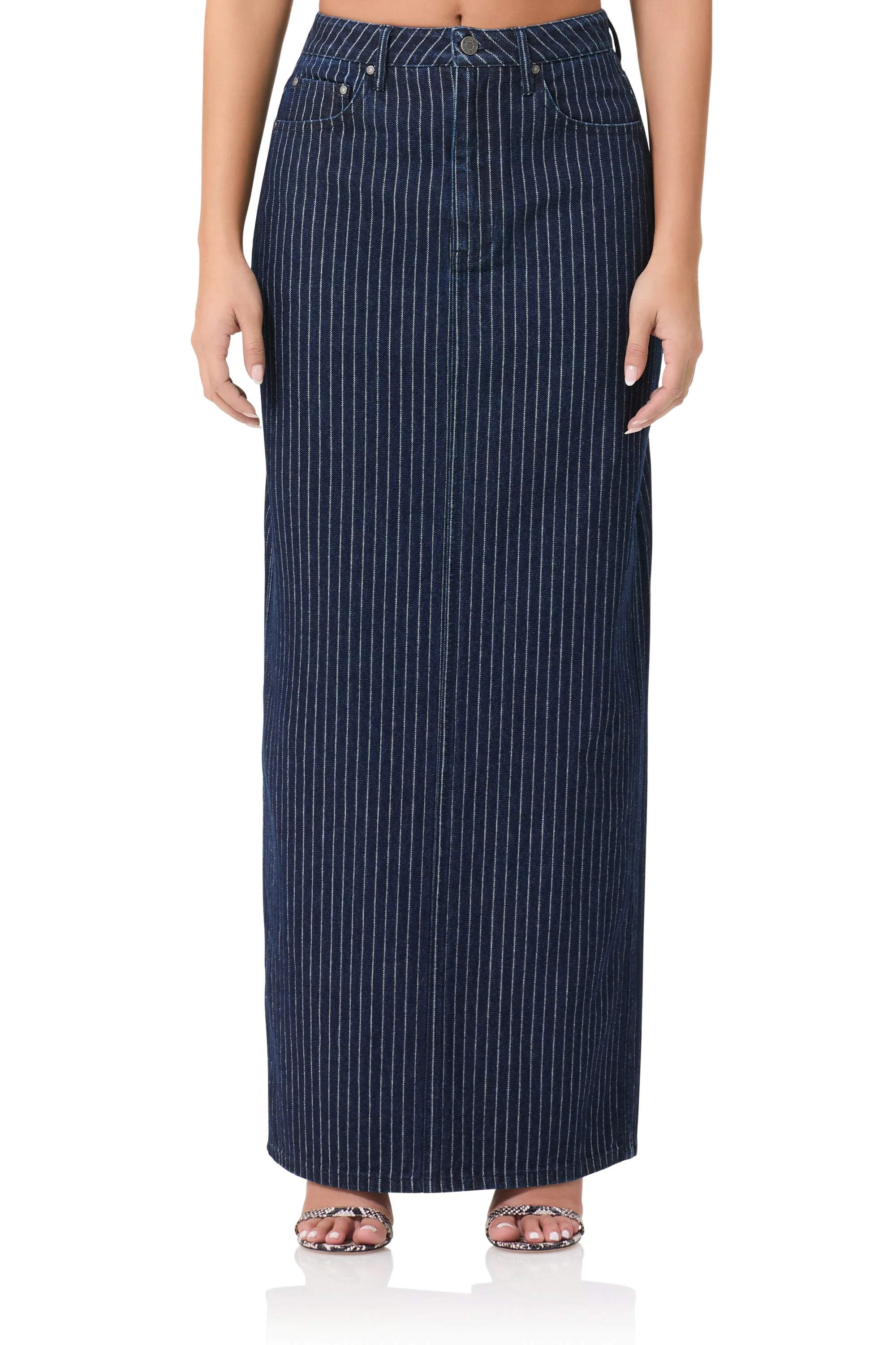 Amiri Maxi Skirt - Dark Wash