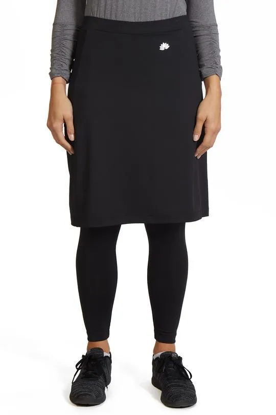 Ankle Fit Snoga Athletic Skirt in Black