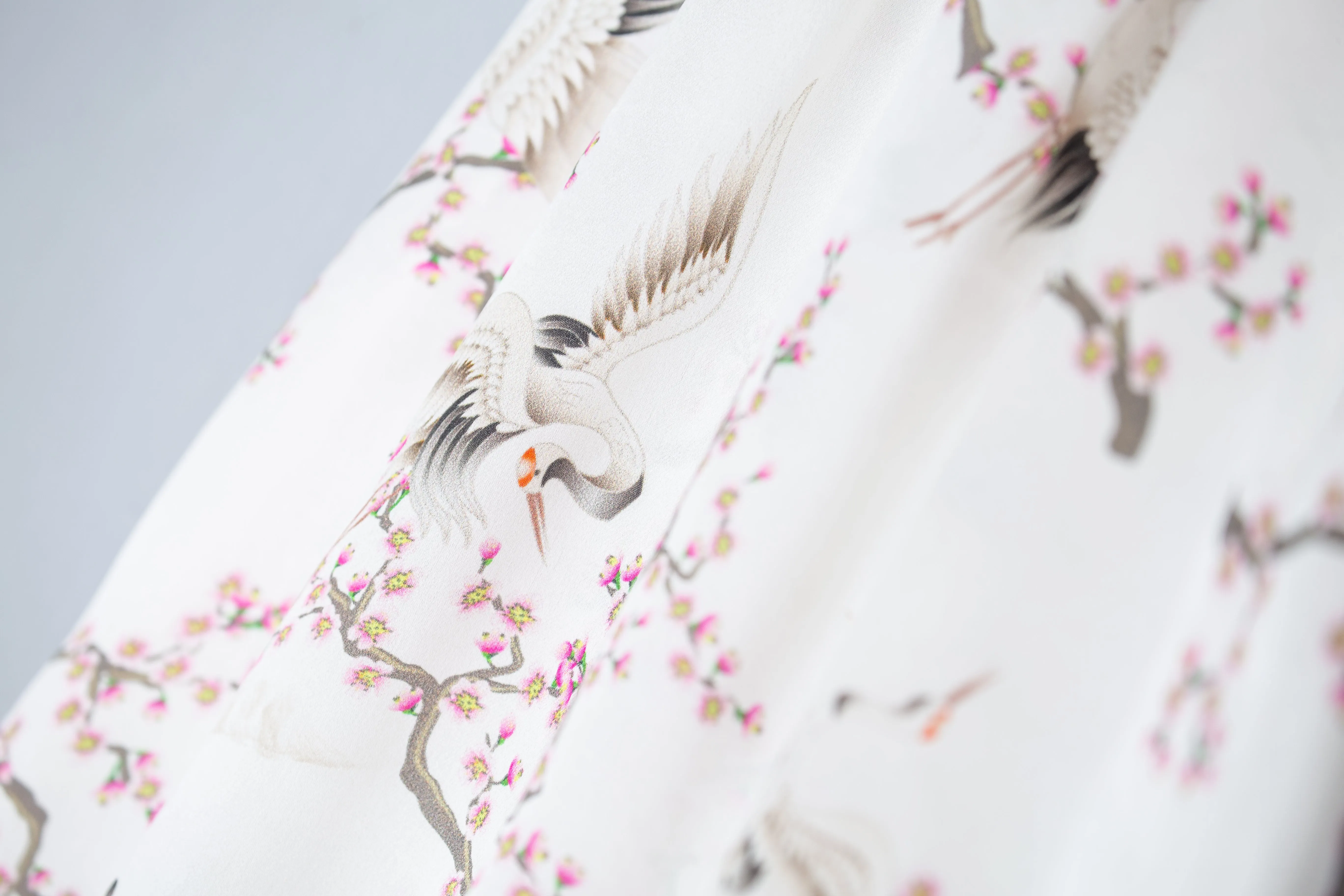 ANTONIA - GIRLS’ SILK NIGHTDRESS IVORY BIRDS