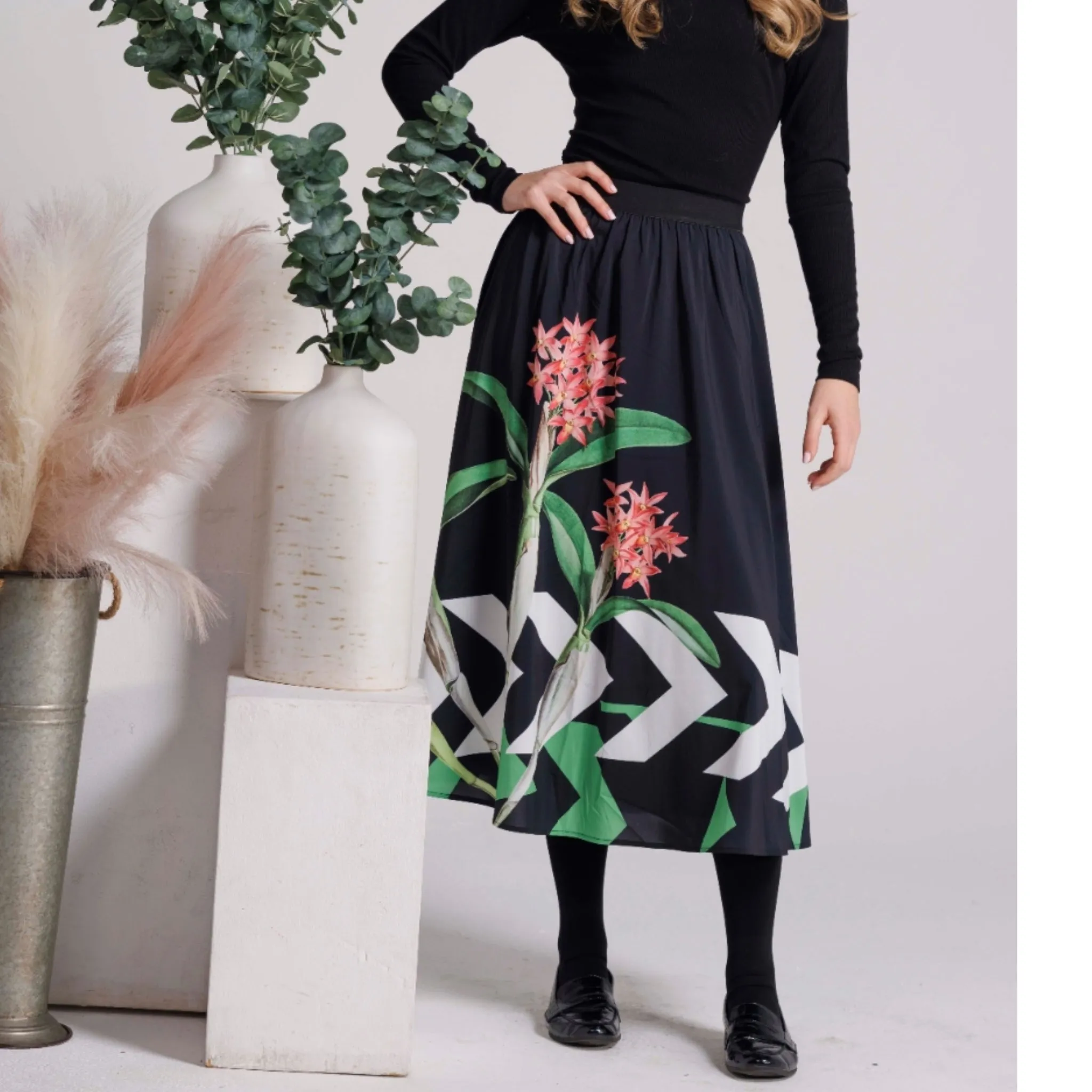 Arrow & Flower Skirt