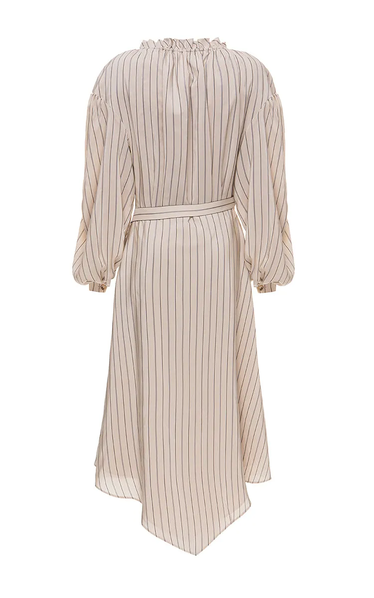 Asymmetric wrap dress