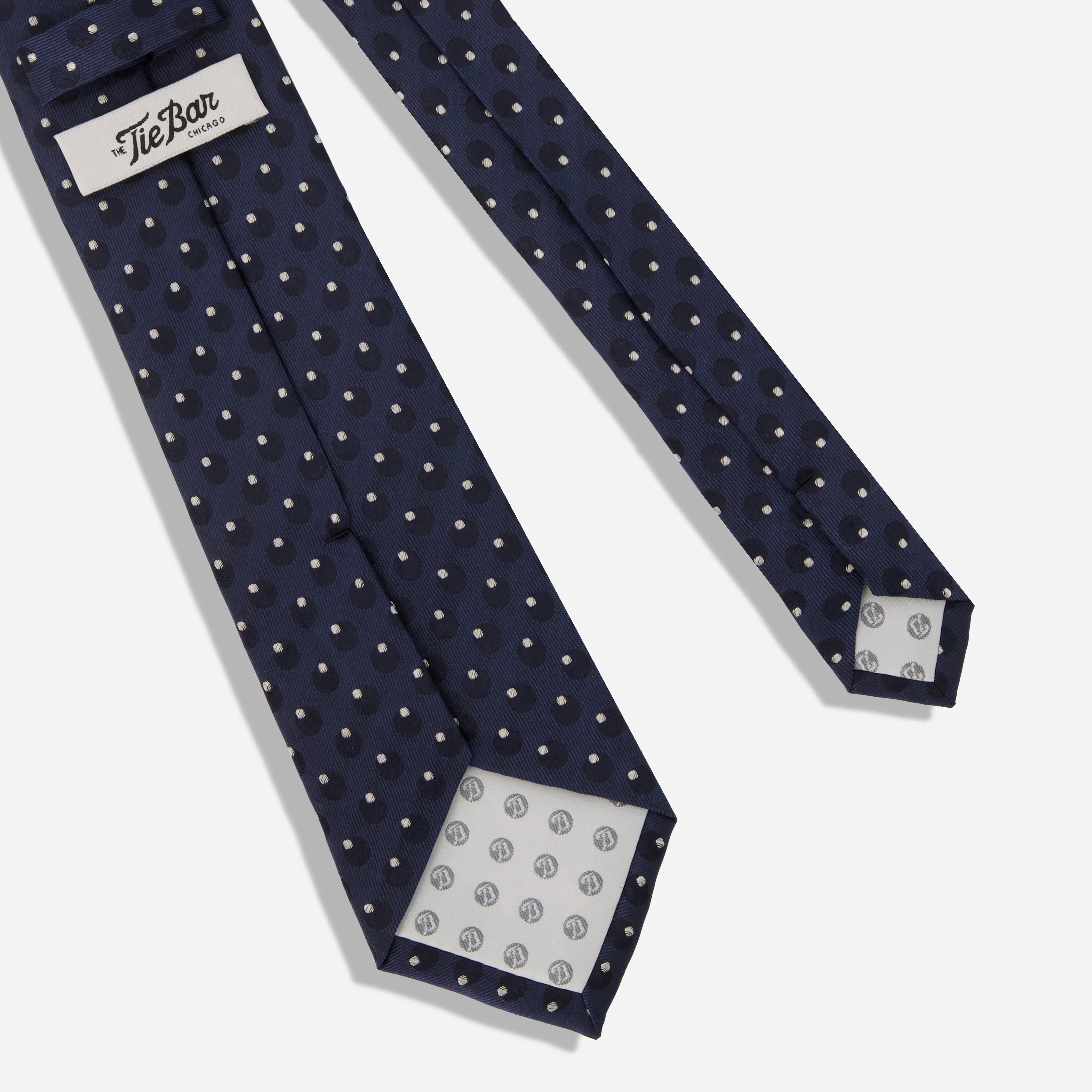 Berteau Dot Navy Tie