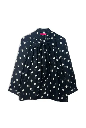 Big Bow Blouse - Polkadots