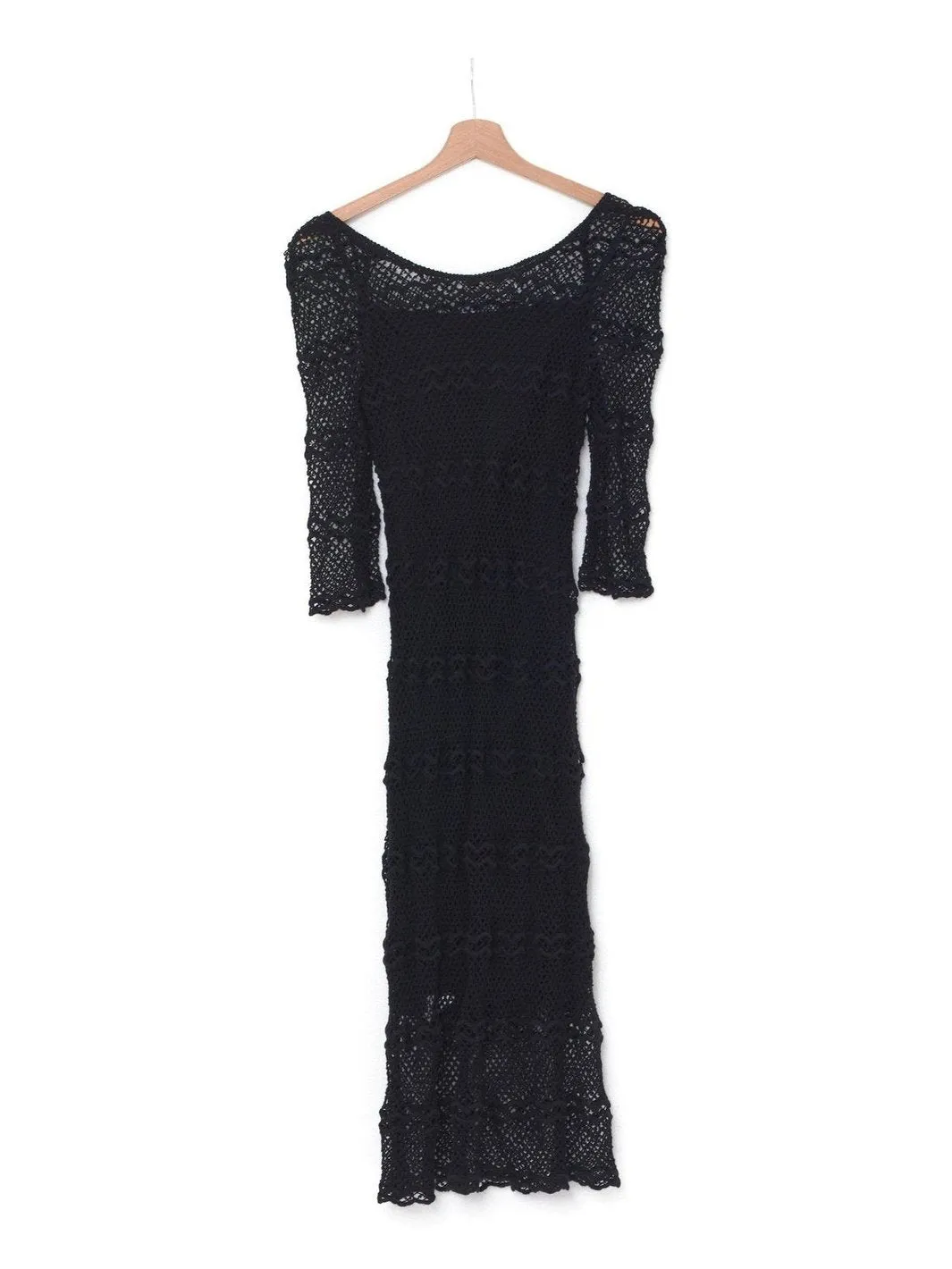 Black Alberta Ferretti dress, '00