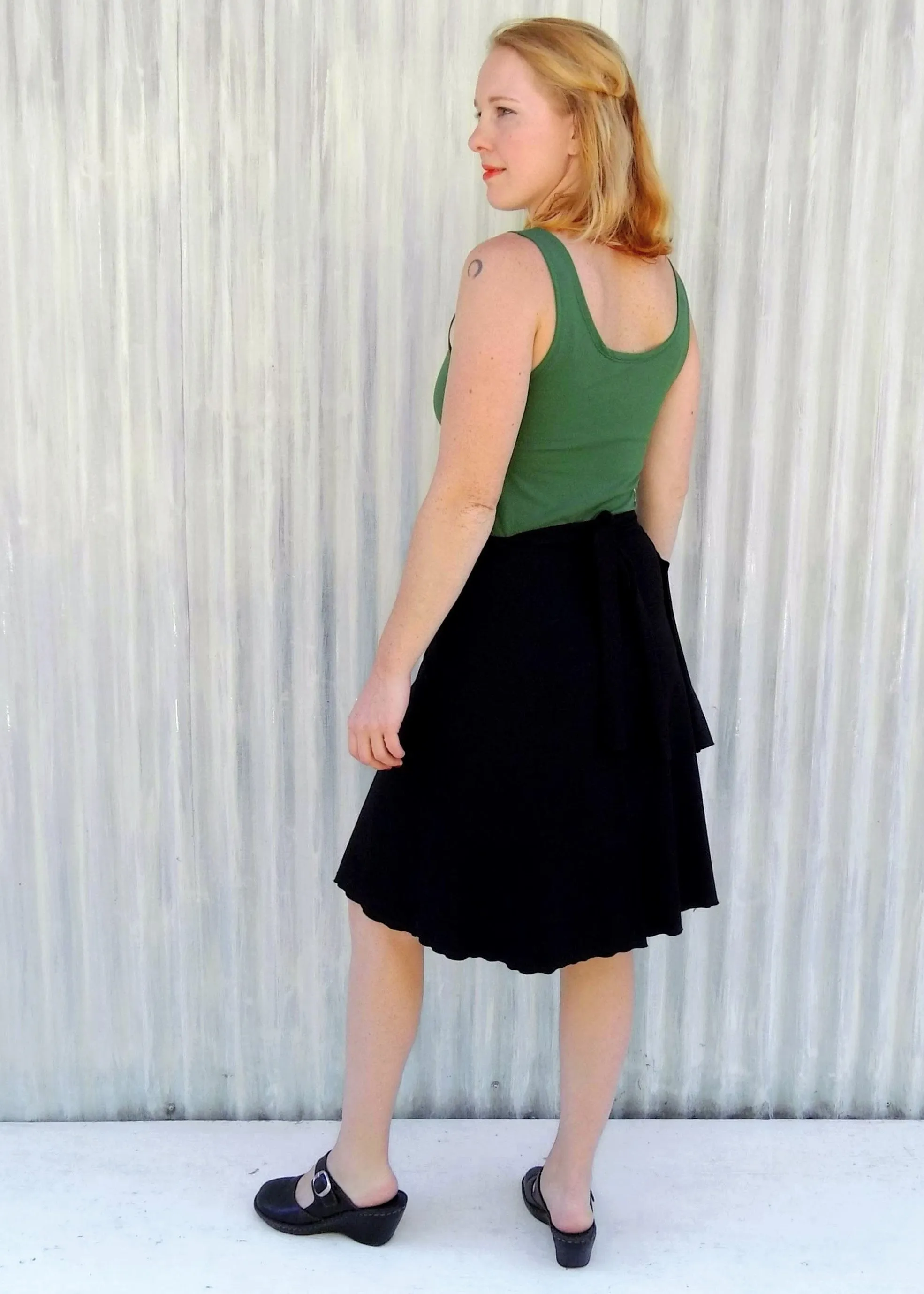 Black Clover Wrap Skirt