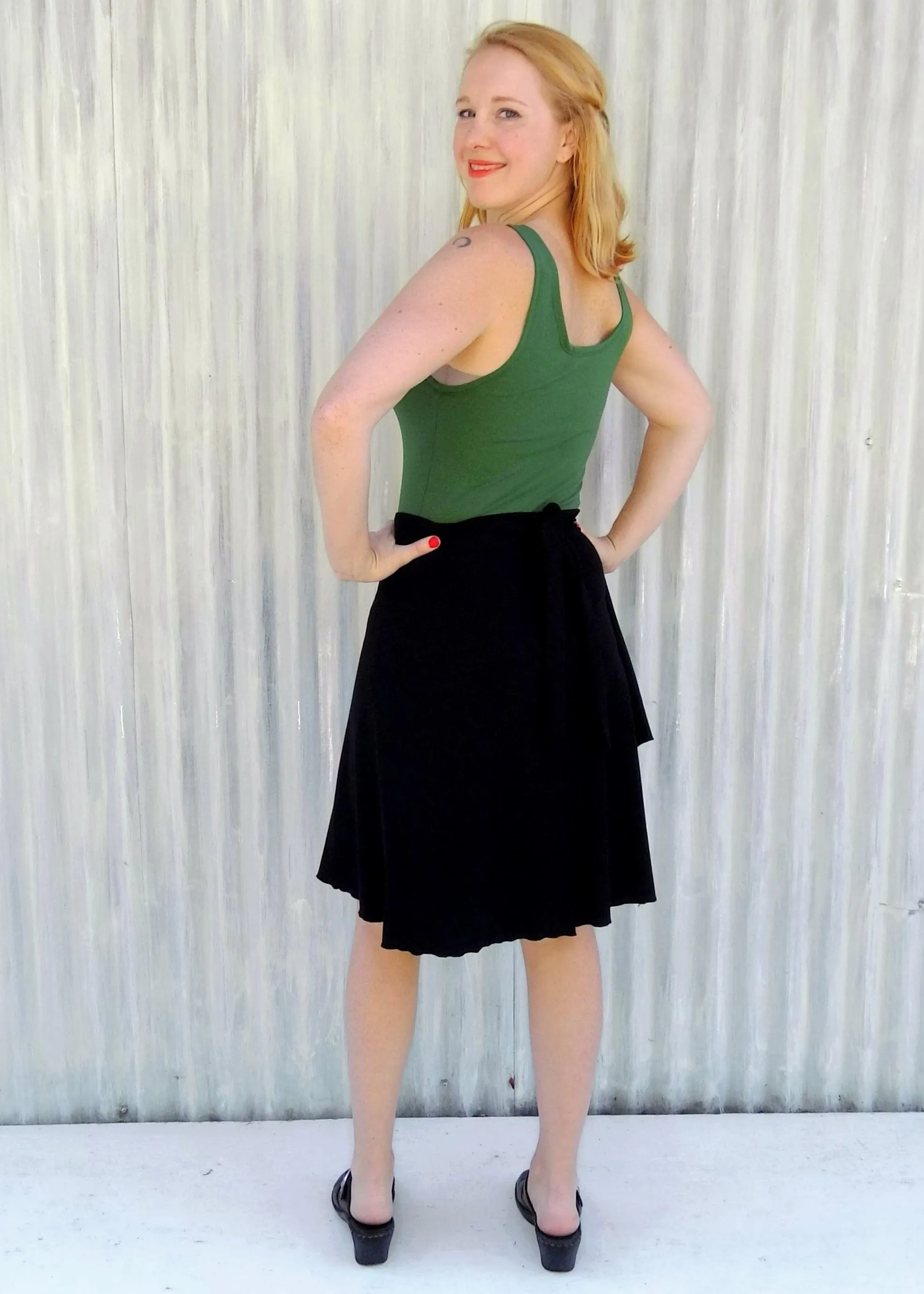 Black Clover Wrap Skirt