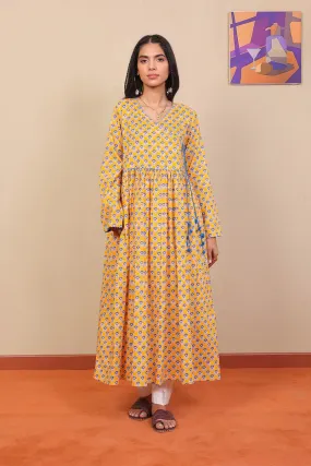 Block Printed Saga Dress