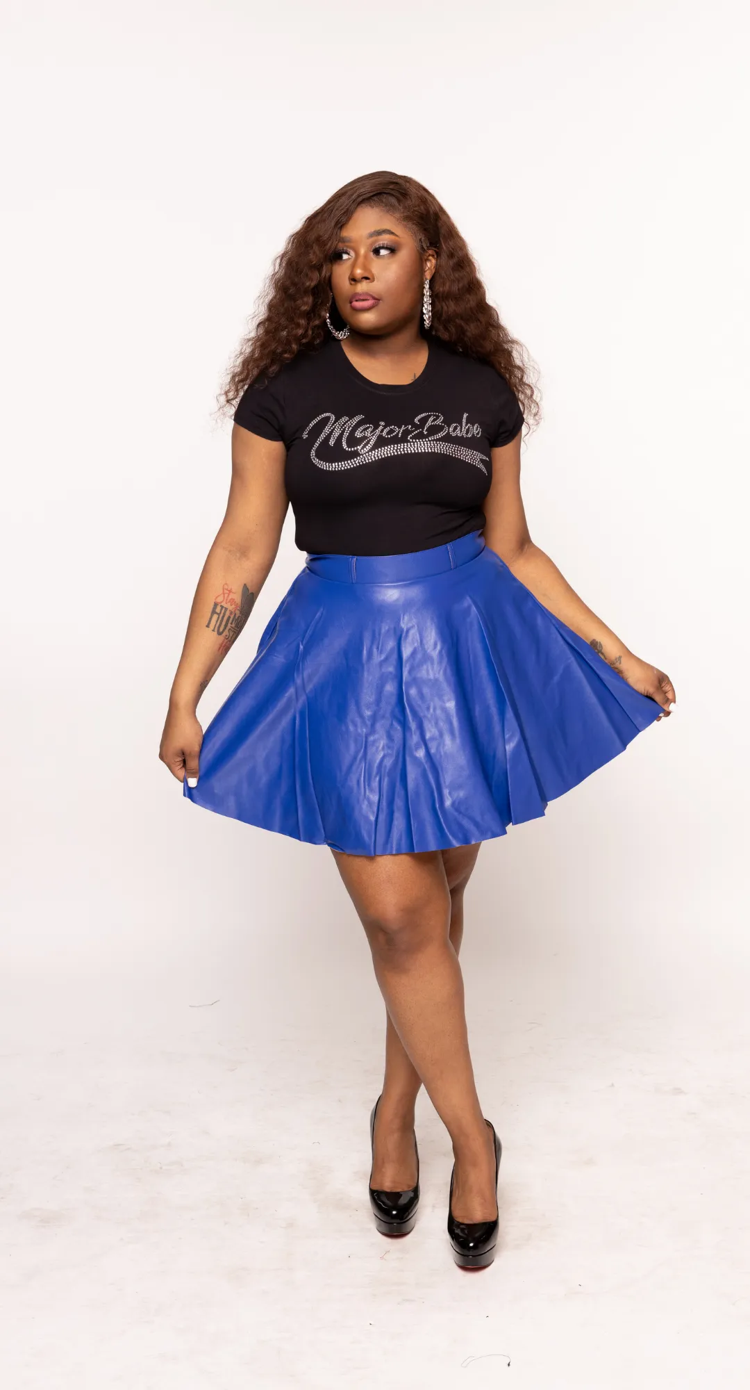 Blue Magic Skater Skirt