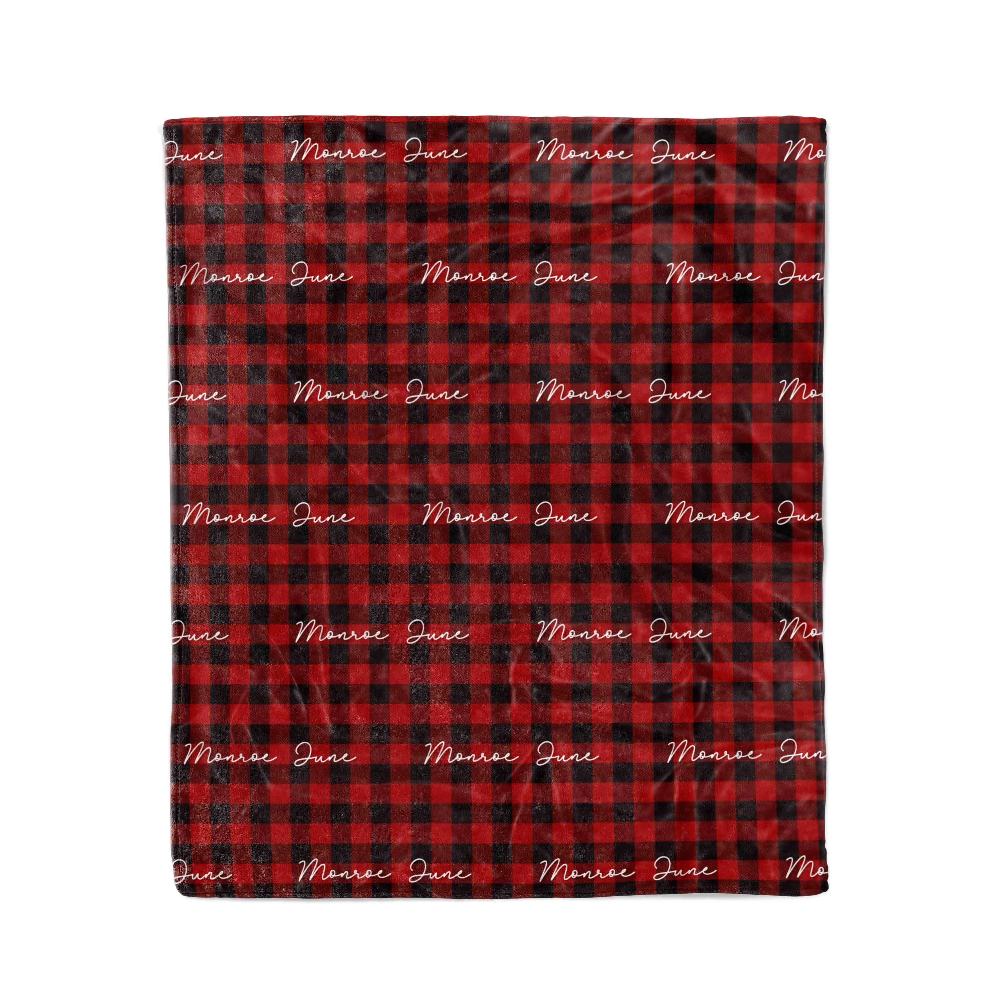 Buffalo Check Personalized Kids Blanket