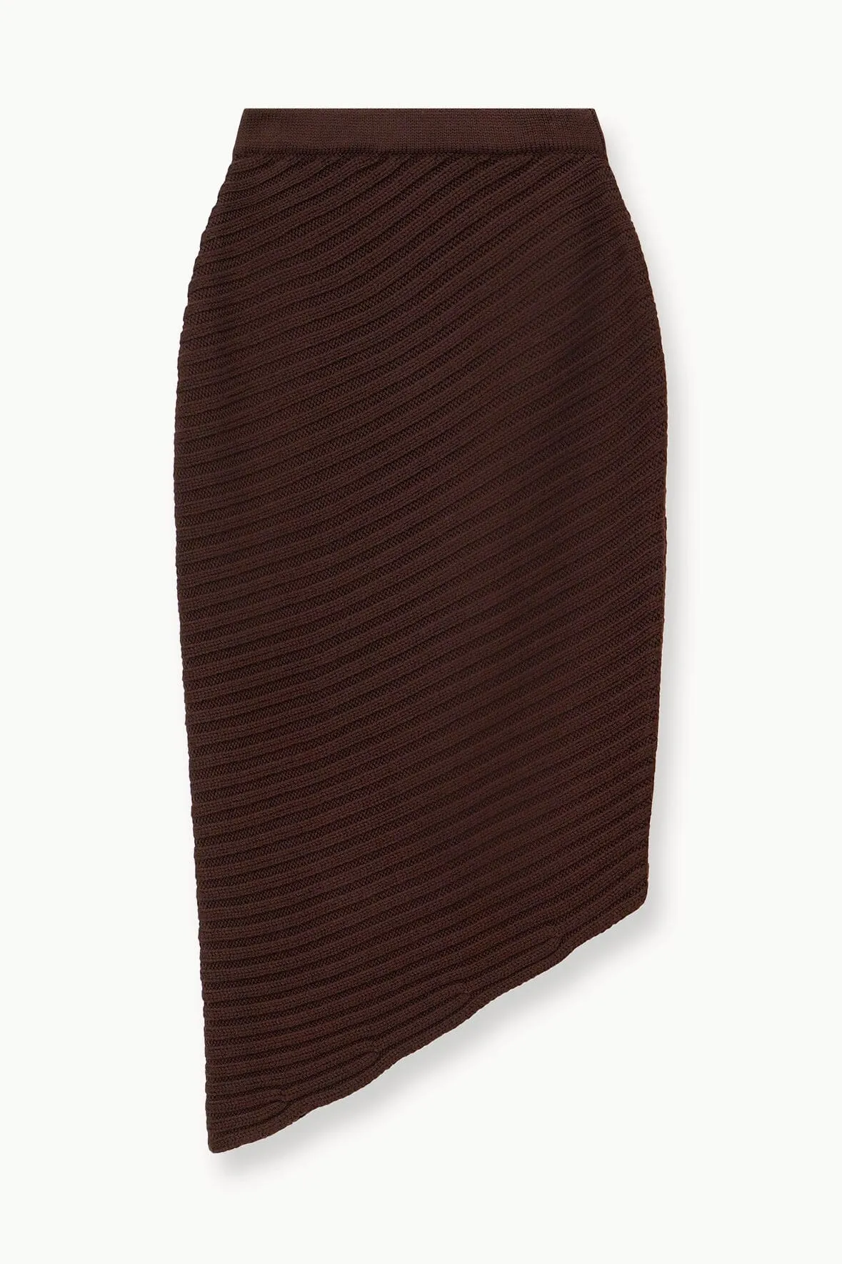 CANTILEVER SKIRT | DARK CHOCOLATE