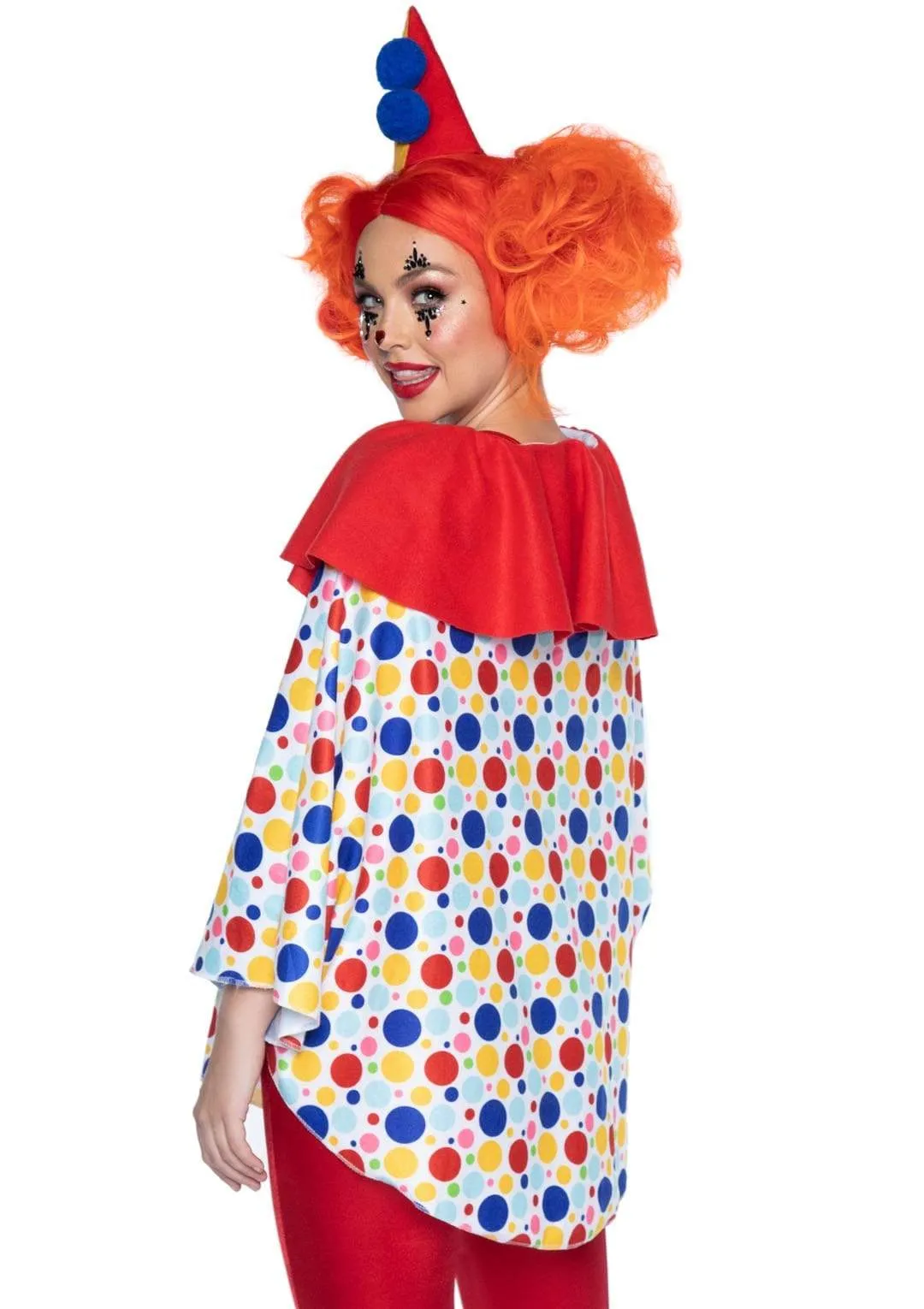 Clown Costume Poncho Set