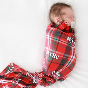 Cozy Season Personalized Swaddle Blanket