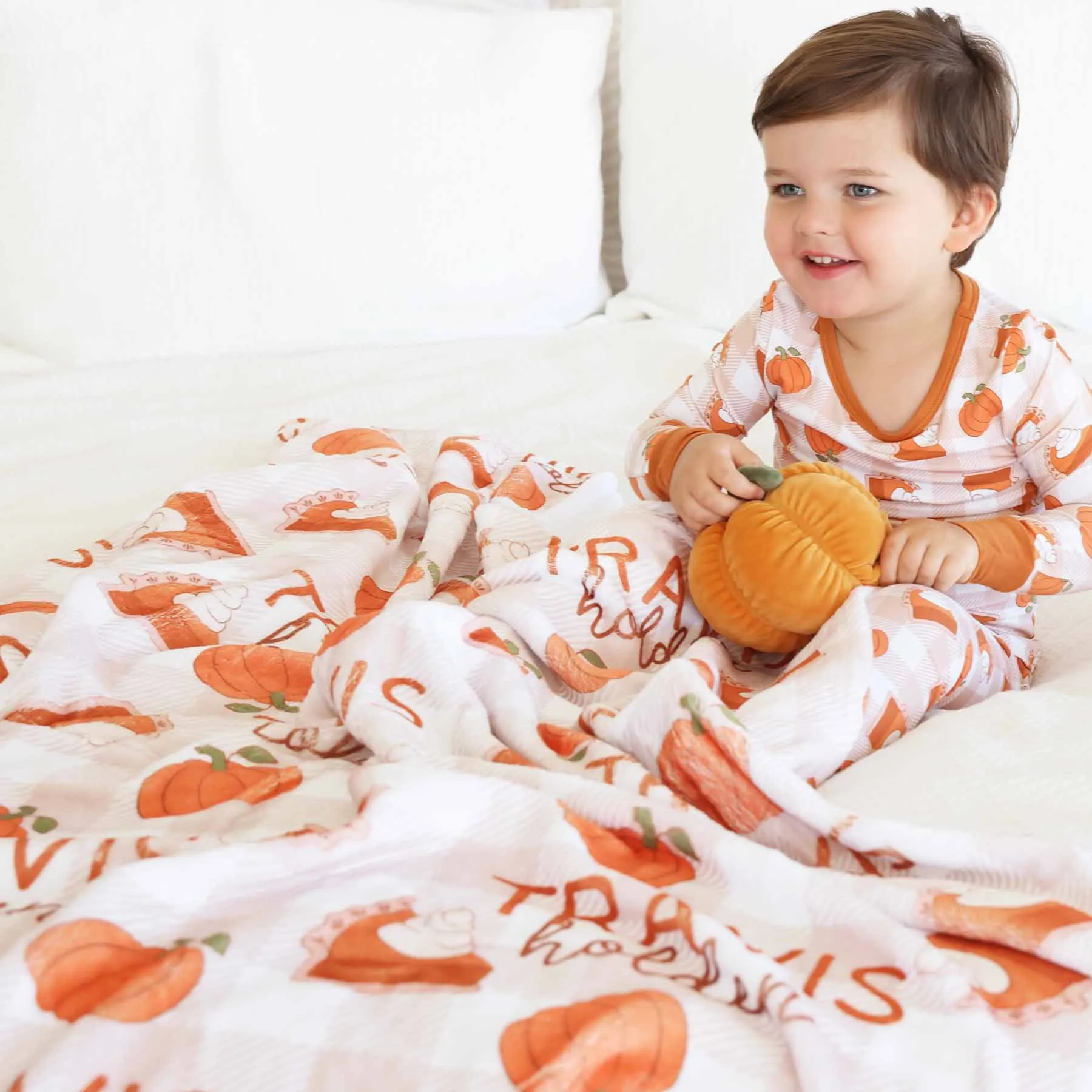 Cutie Pie Personalized Kids Blanket