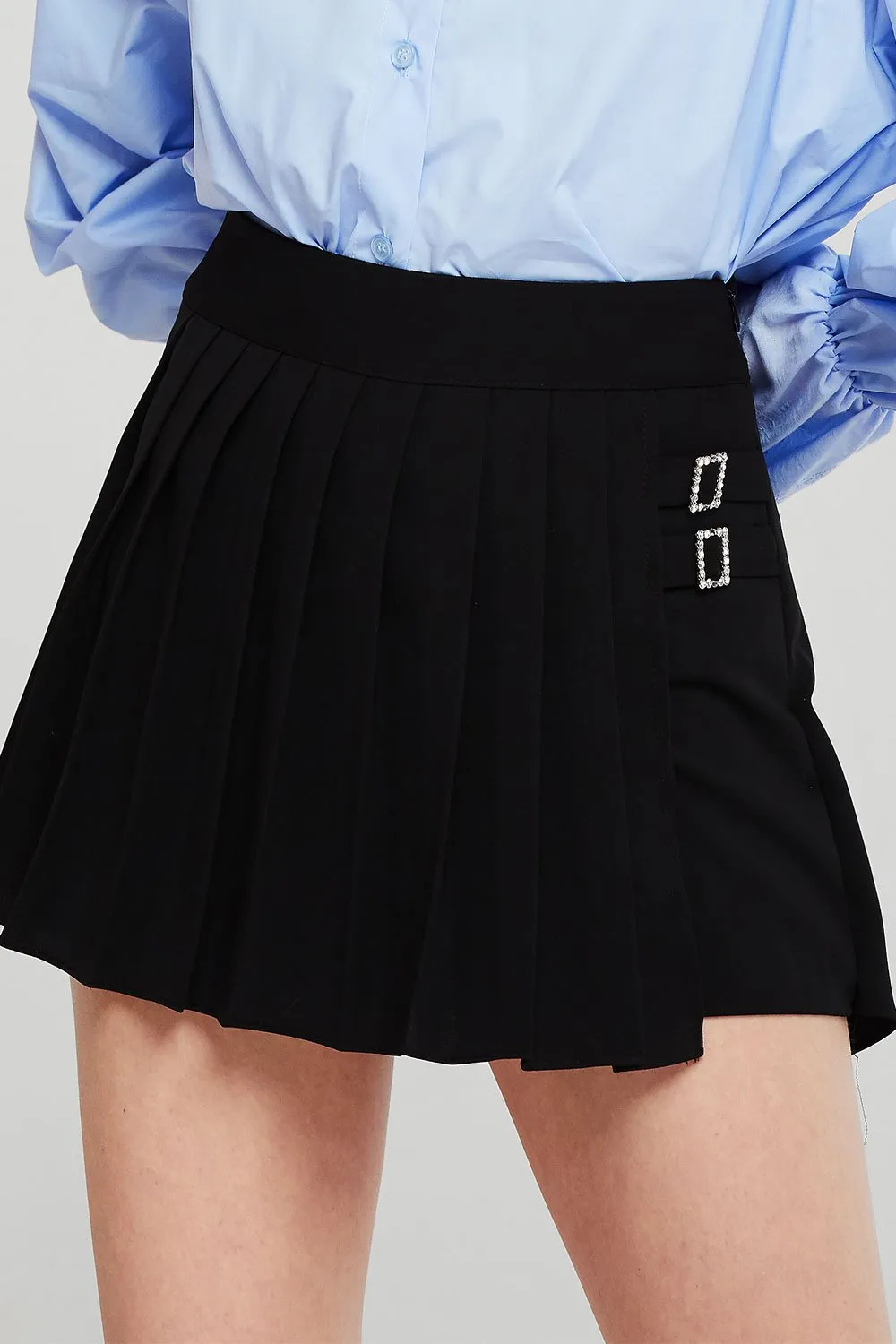 Danna Pleated Skater Skirt