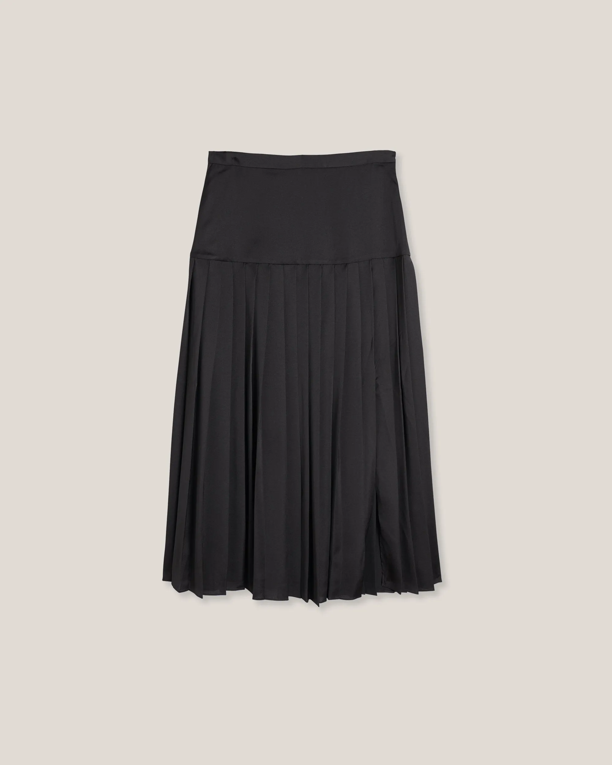 Delphine Pleated Silken Skirt