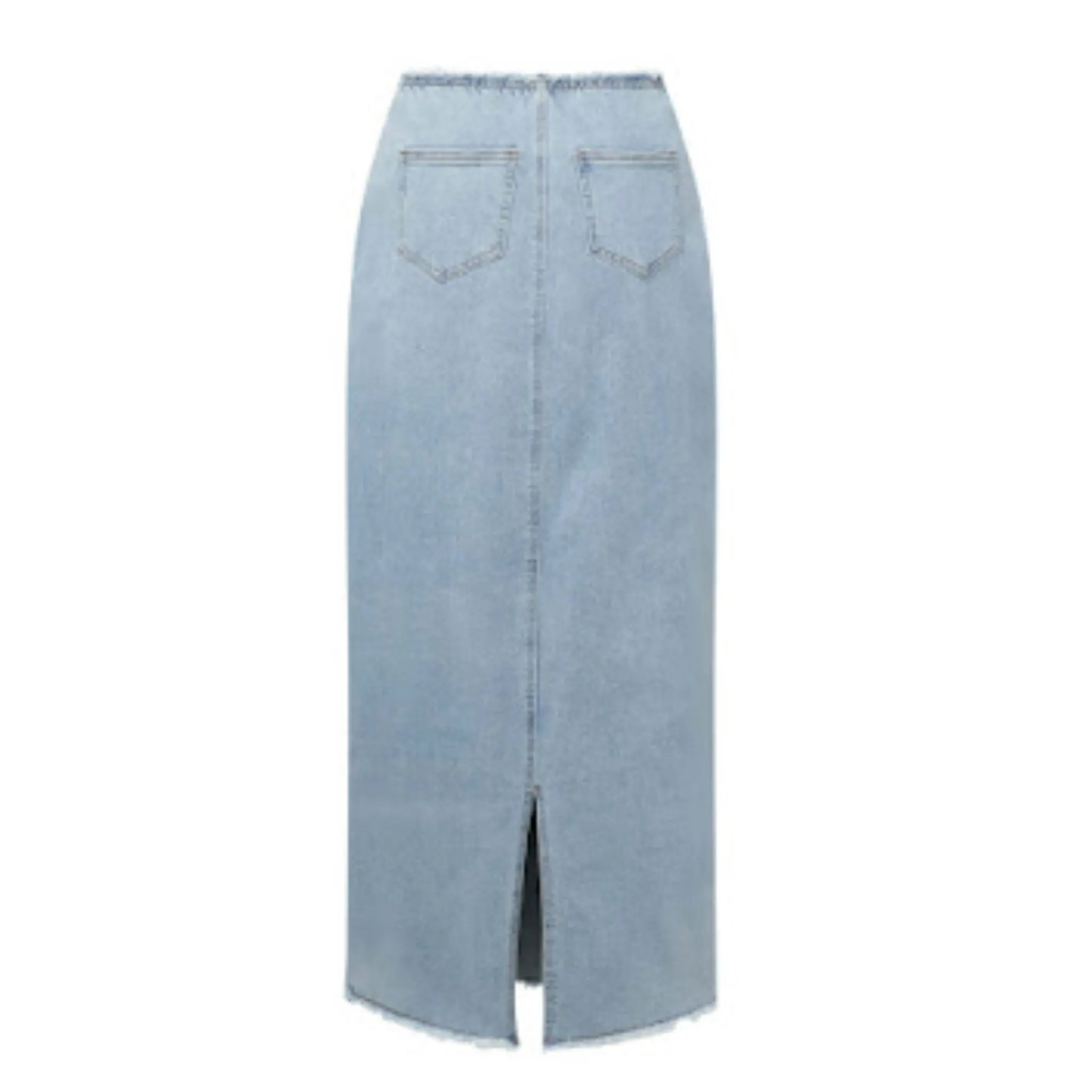 Denim Maxi Skirt