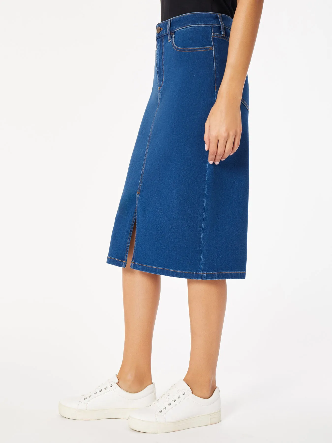 Denim Pencil Skirt