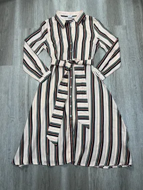 Dress Casual Maxi By By Together In Striped Pattern, Size: M