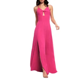 Dress the Population Women's Cambria Twist Bodice Gown Maxi Dress