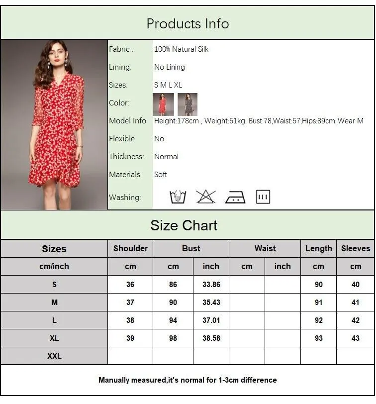 FashionSierra - 100% Natural Silk Women's Dresses