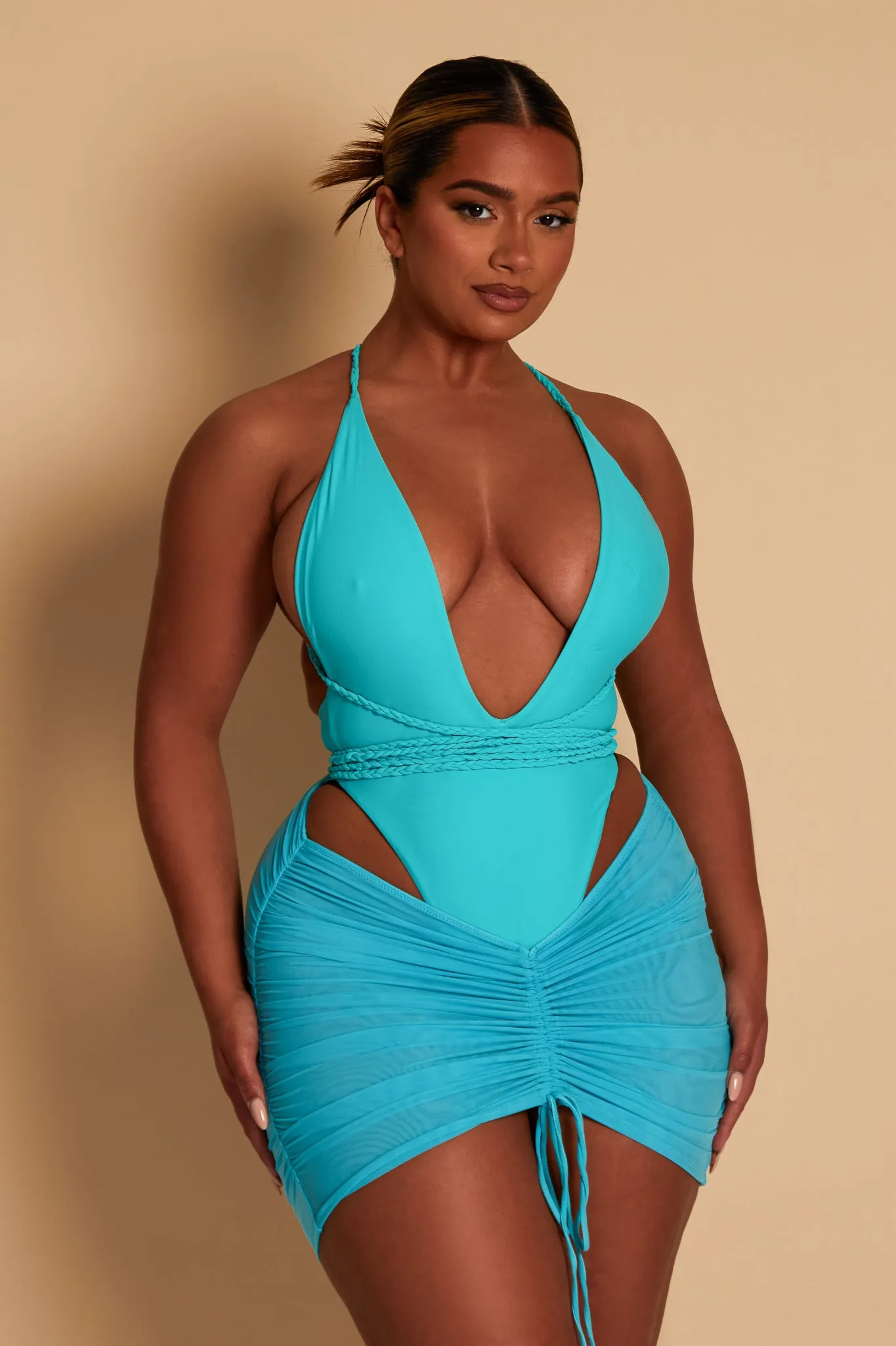 Fishtail Swim - Aqua Blue