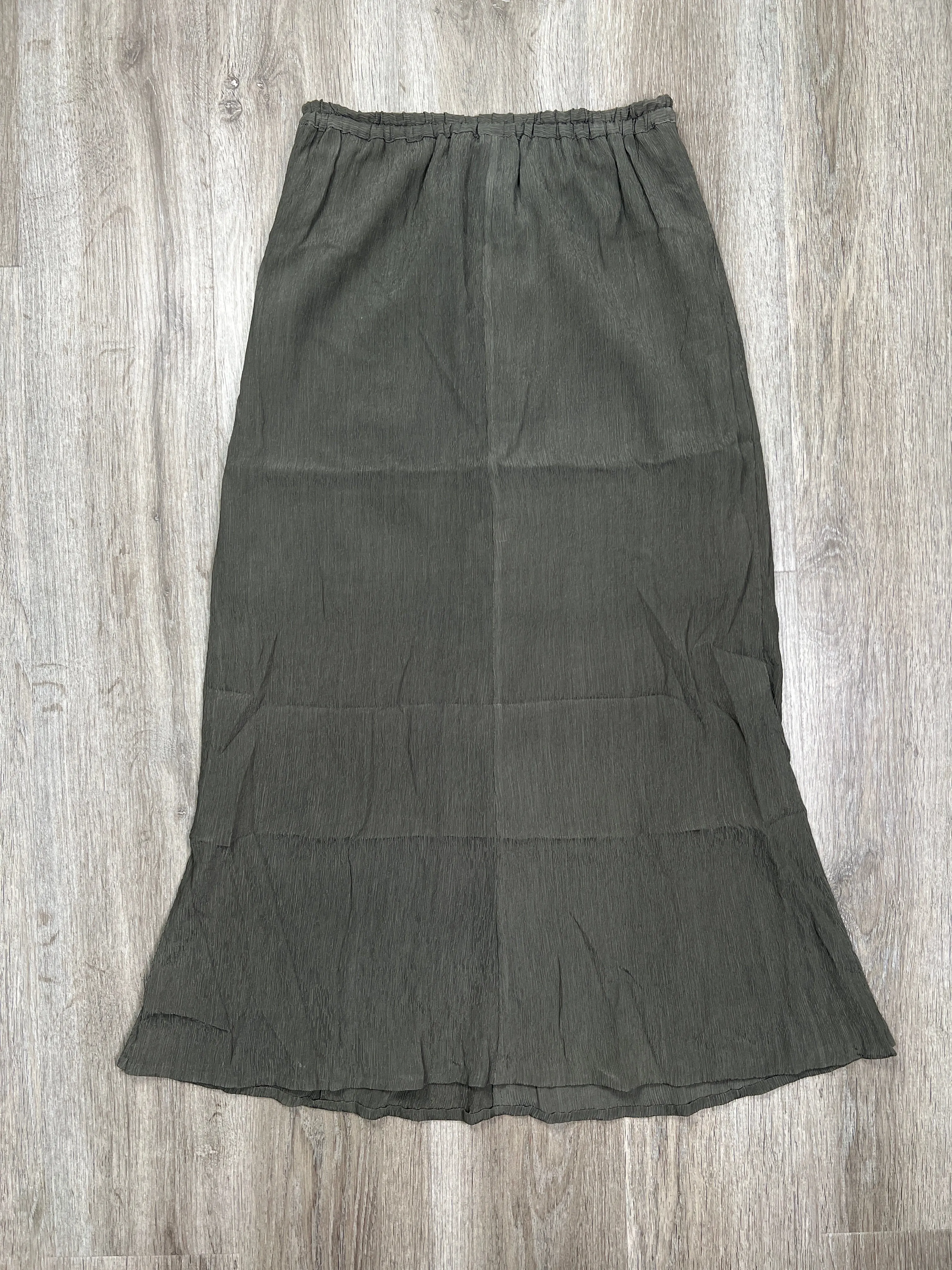 Green Skirt Midi KISS OF THE WOLF Size S