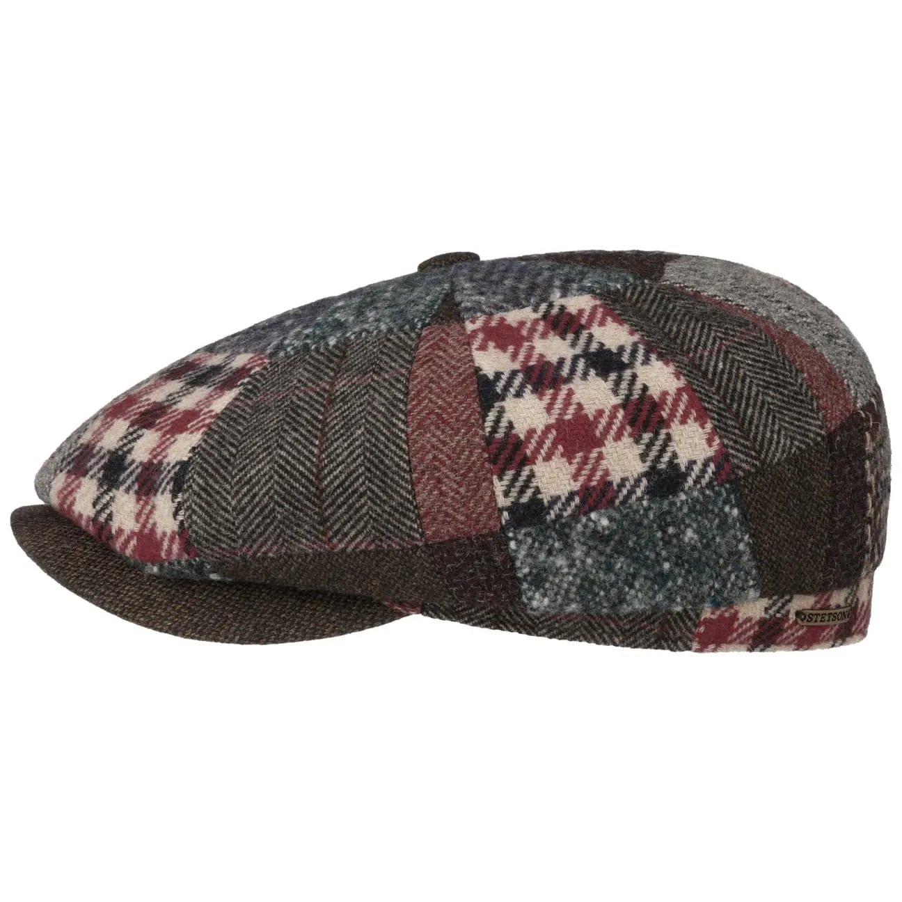 Hatteras Patchwork Mix Newsboy Cap by Stetson