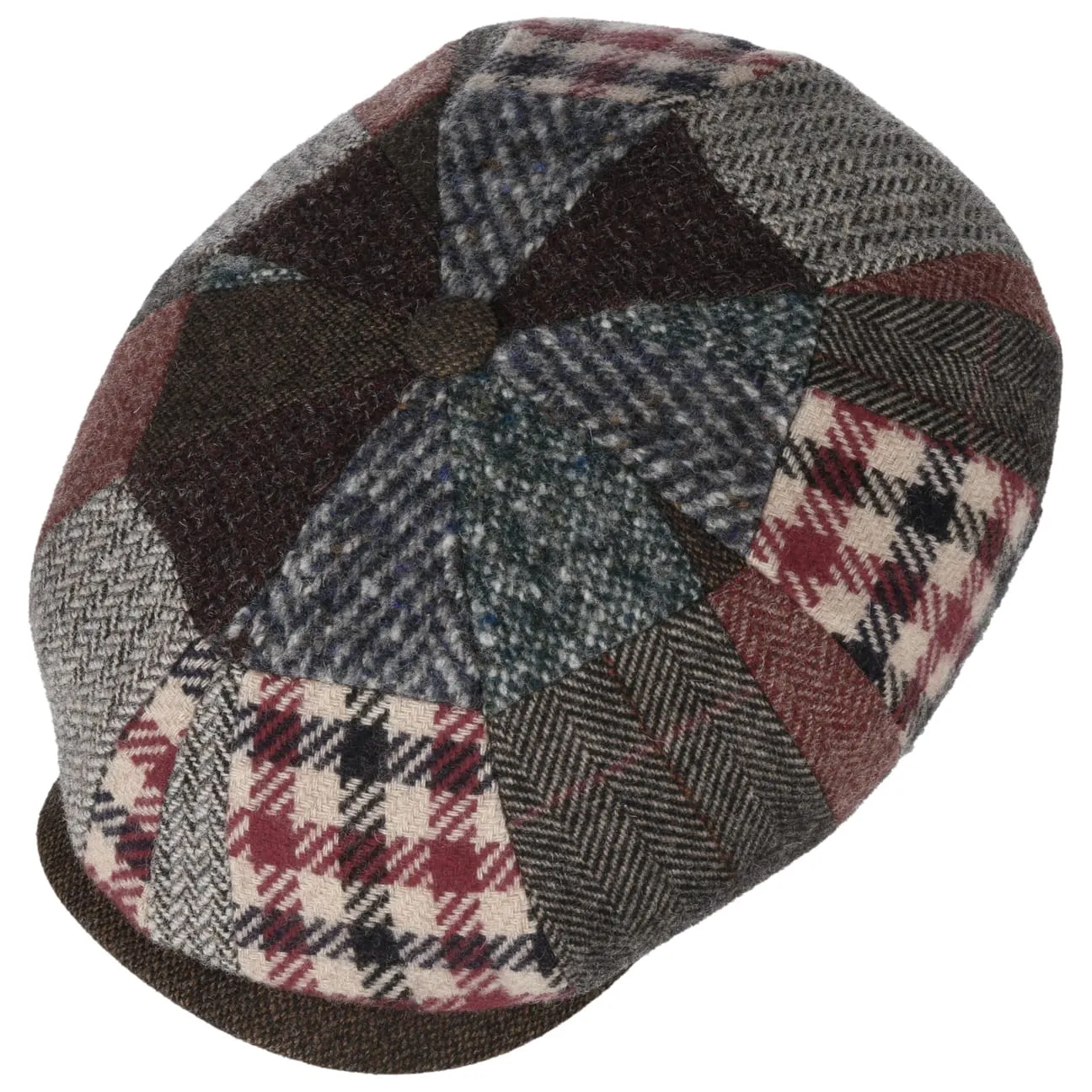 Hatteras Patchwork Mix Newsboy Cap by Stetson