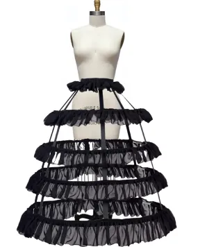 Hoopla- the Ruffled Cage Hoop Petticoat Skirt