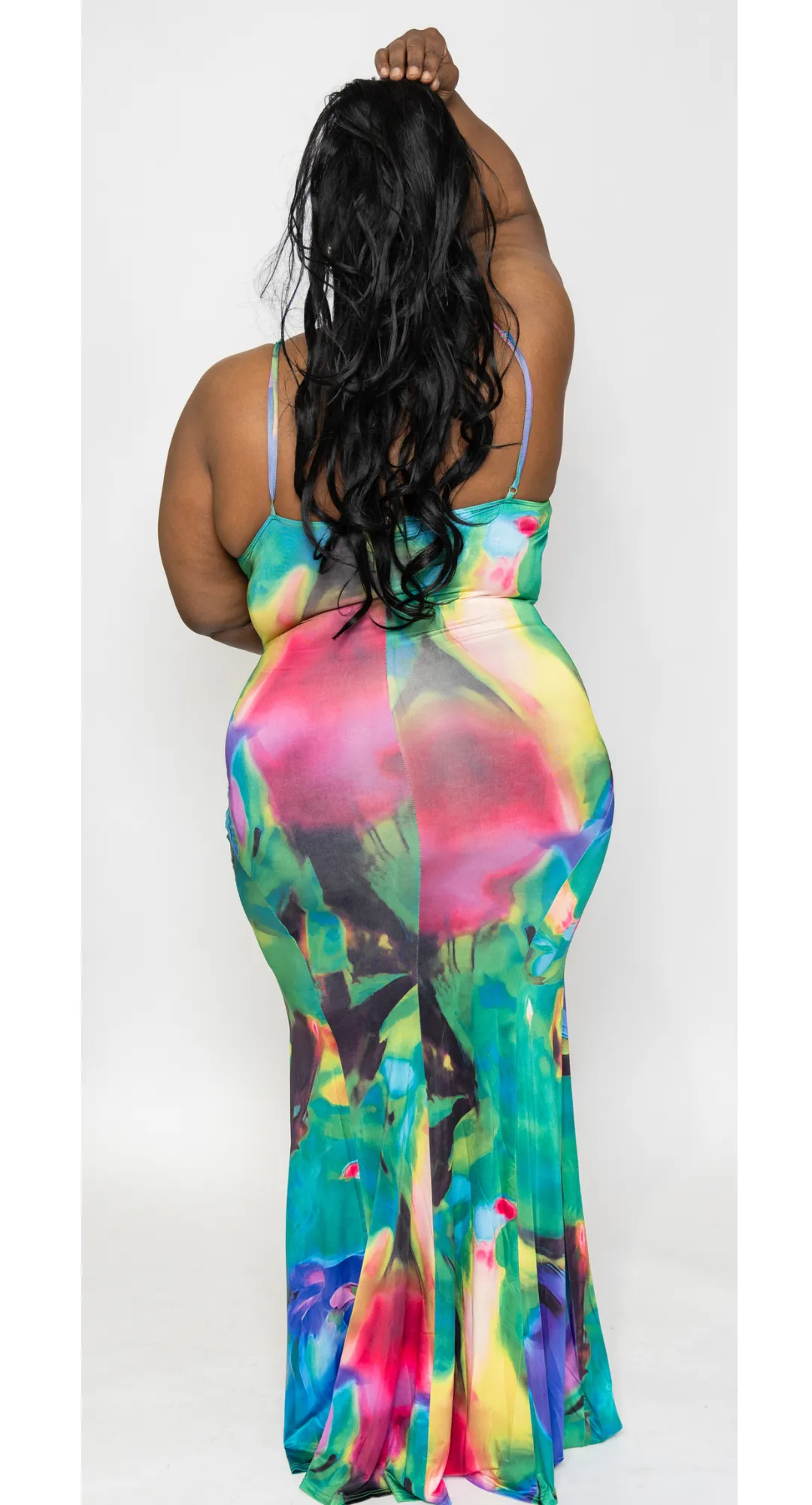 Infrared Long Multicolor Dress