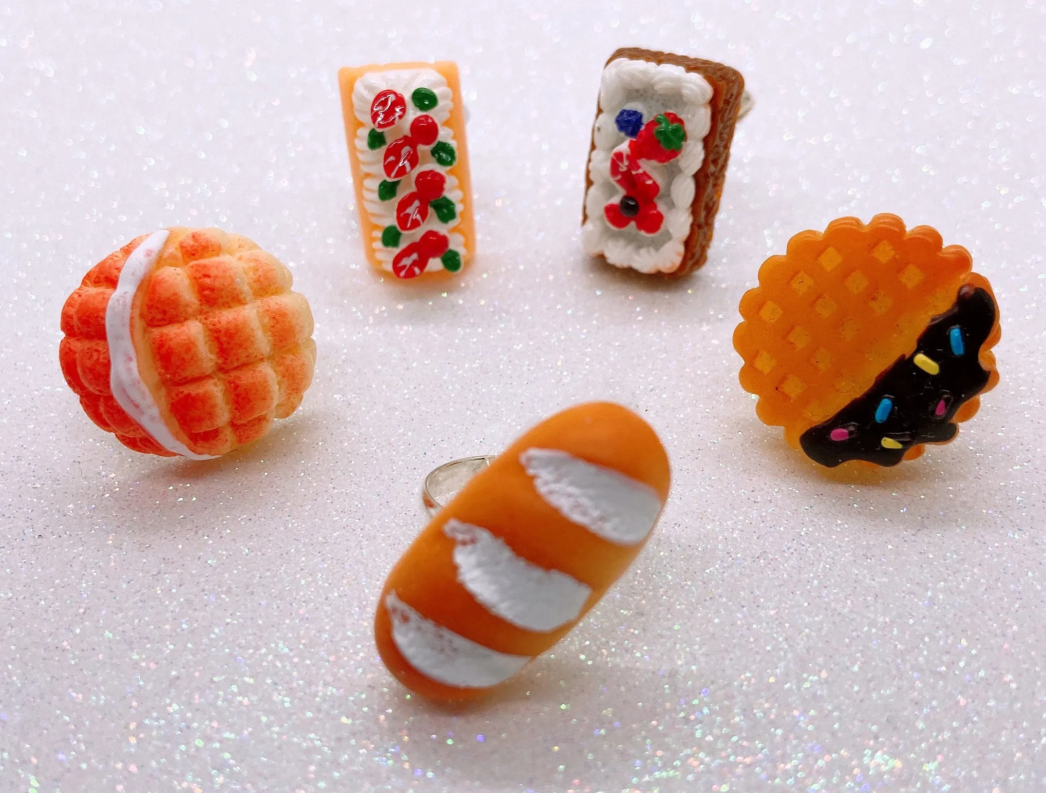 Instant Shipping! Baked Goods Ring (5 Colors)