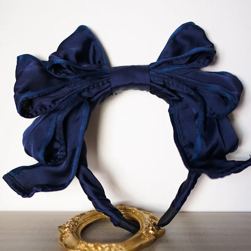 Instant Shipping! Small Heartwarming Satin Headbow