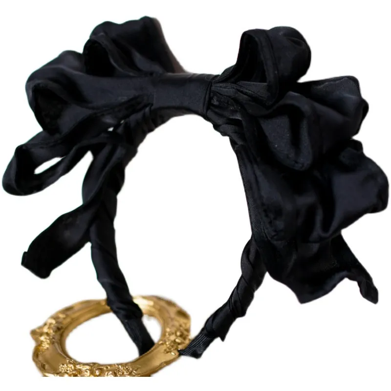 Instant Shipping! Small Heartwarming Satin Headbow