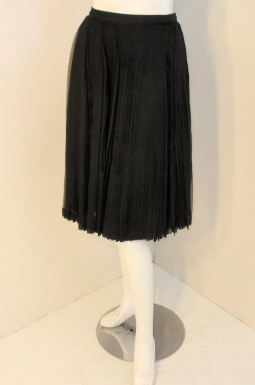 JAMES GALANOS 3 pc Jacket, Vest & Chiffon Skirt Set