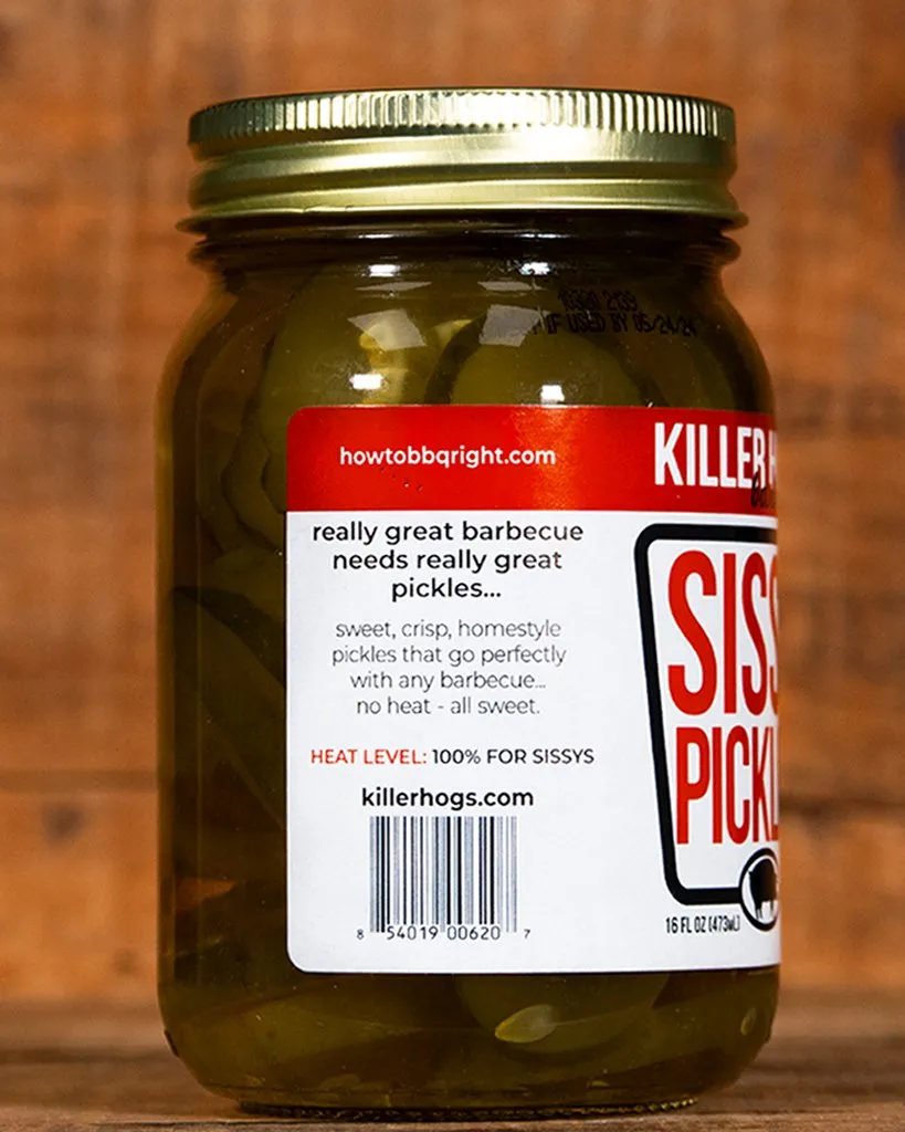 Killer Hogs "Sissy Sweet" Pickles