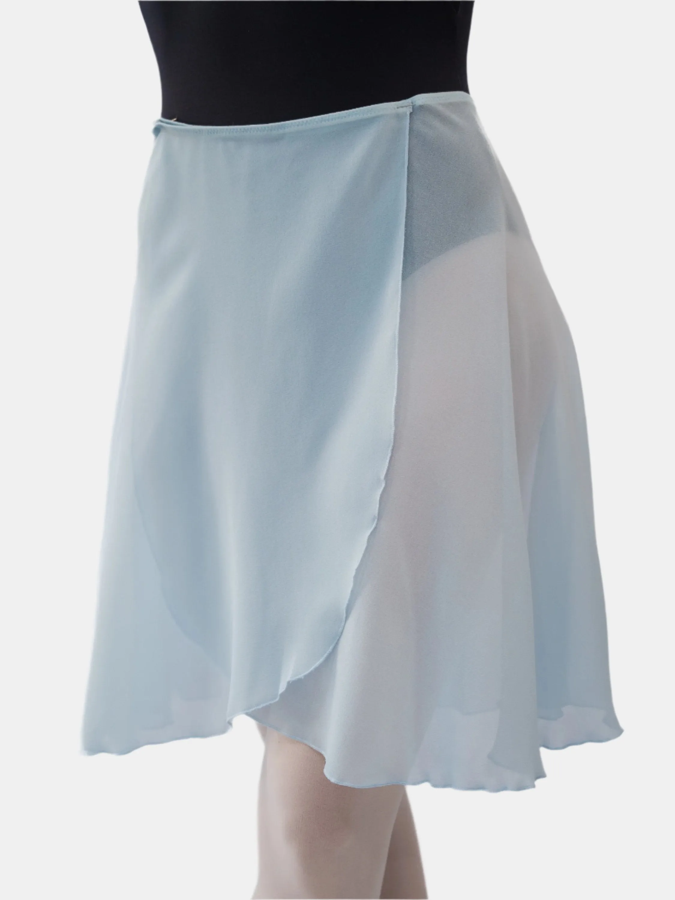 Light Blue Wrap Long Dance Skirt MP339