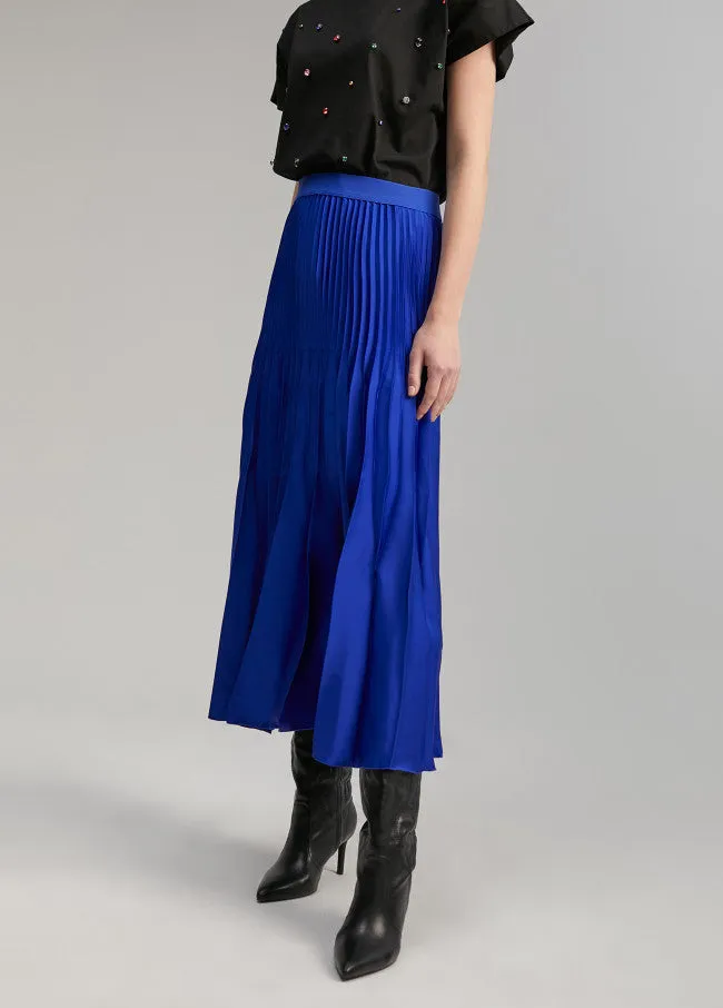 Lola Casademunt Lola Pleated Midi Skirt