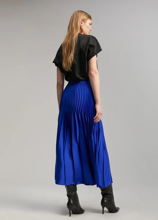 Lola Casademunt Lola Pleated Midi Skirt