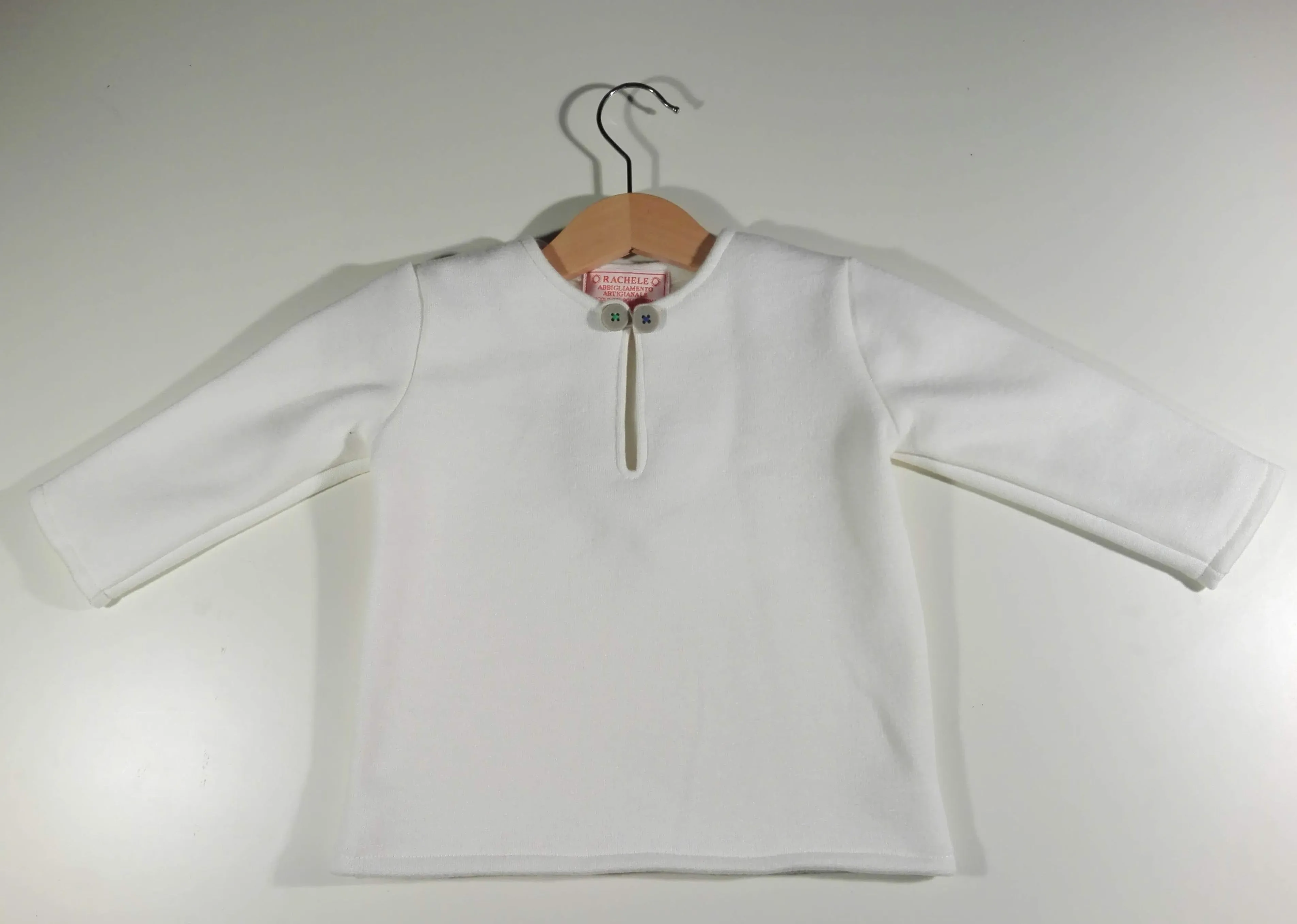 Long-sleeved sweater in cotton (thick) Only small sizes