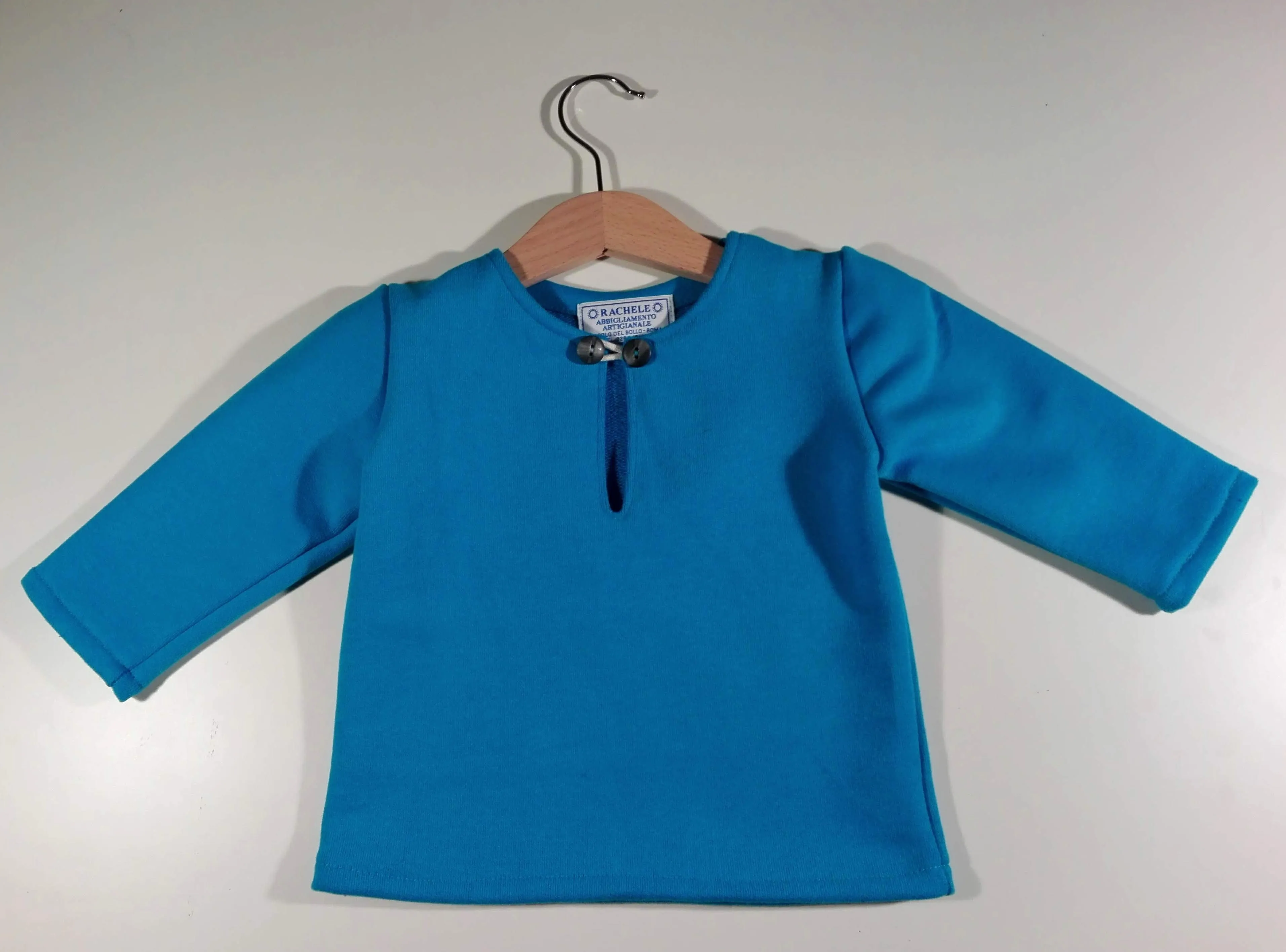 Long-sleeved sweater in cotton (thick) Only small sizes