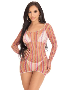 Midsummer Striped Mini Dress