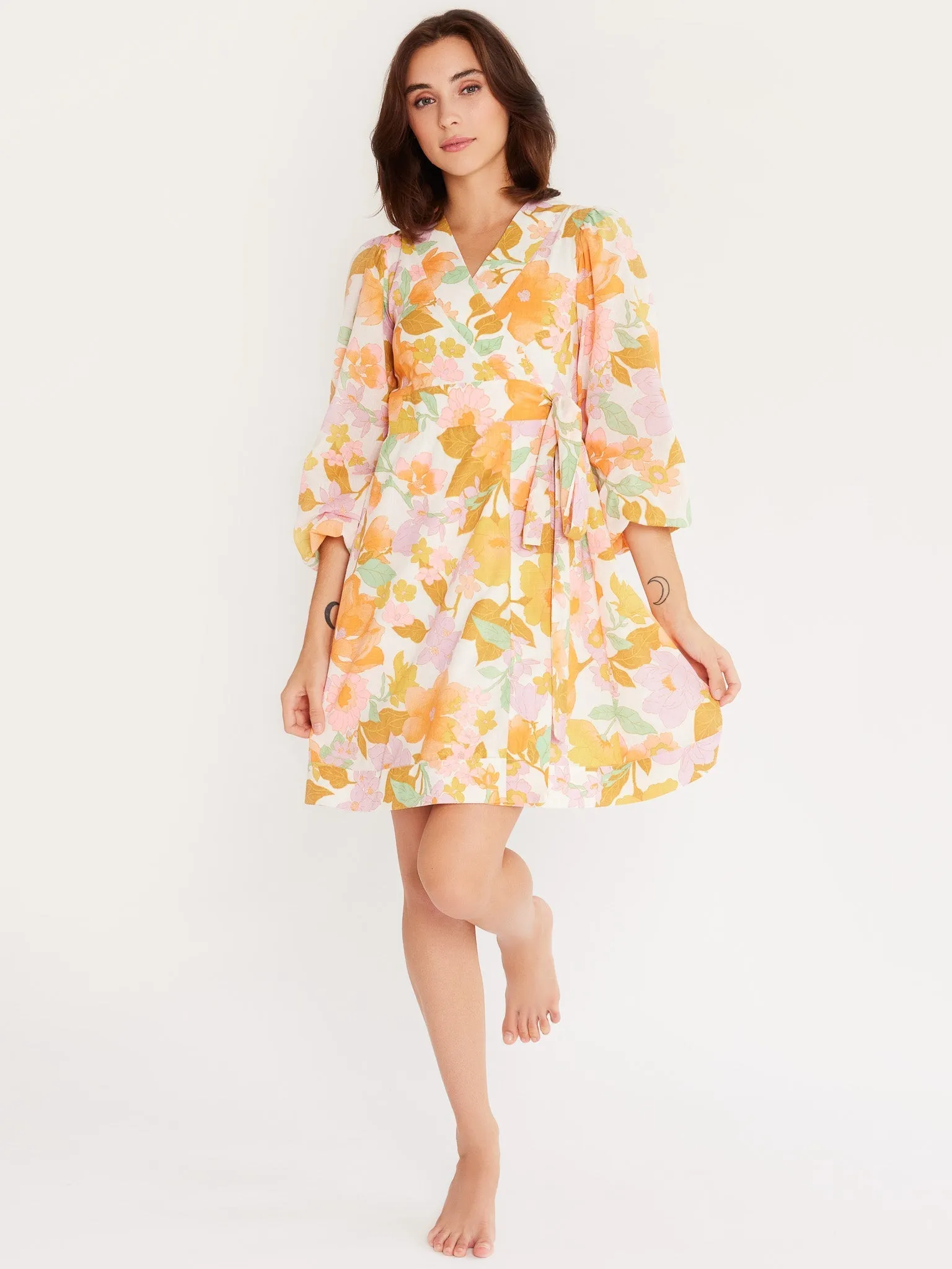 Nan Wrap Dress in Harmony Floral