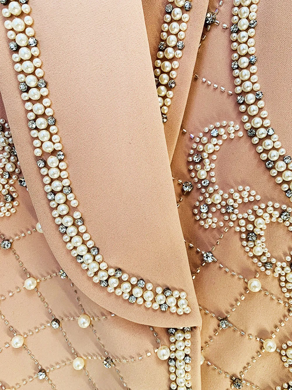 NAUTA Pearls Beaded Blazer Dress