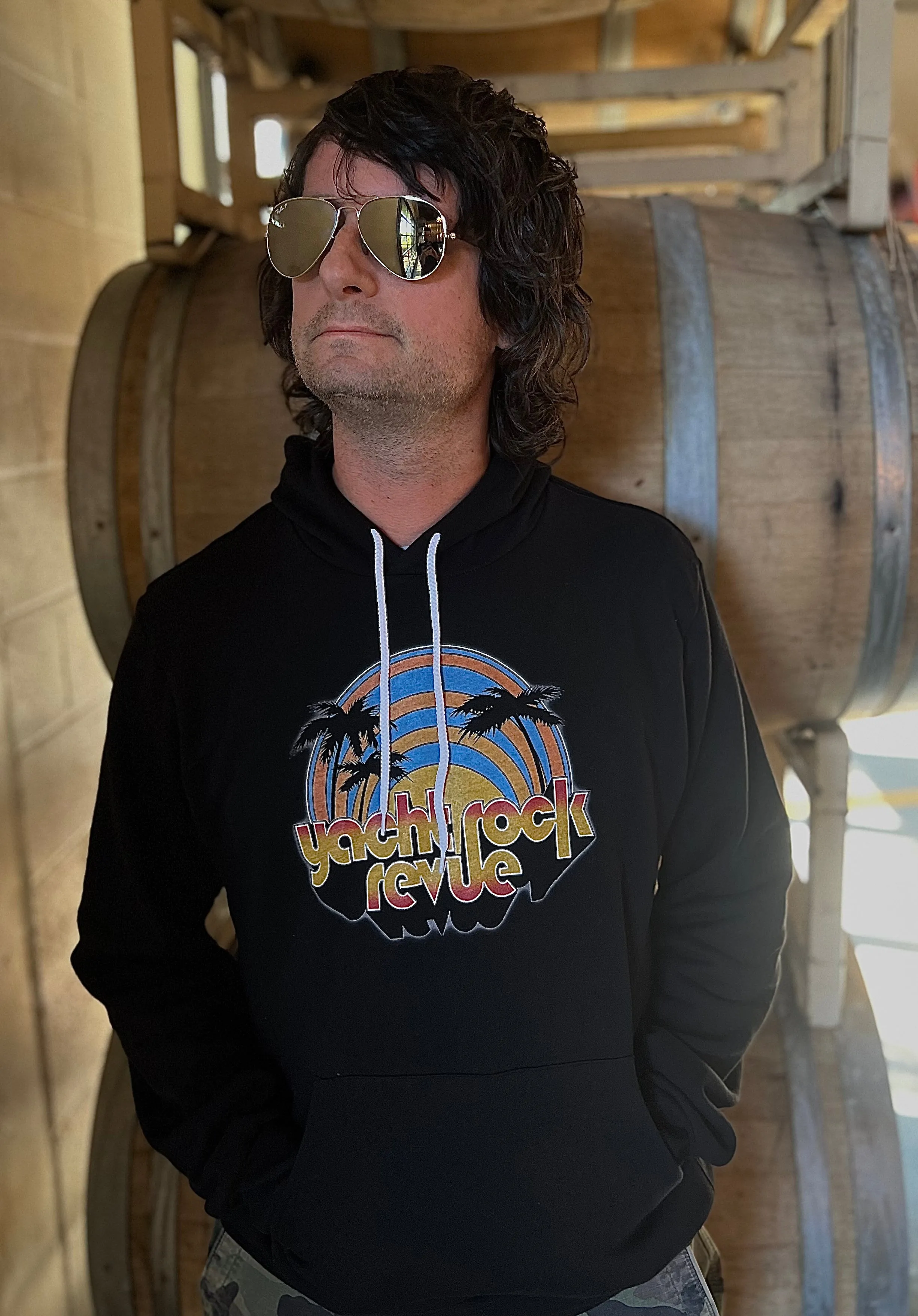 New!!- Black Palm Hoodie