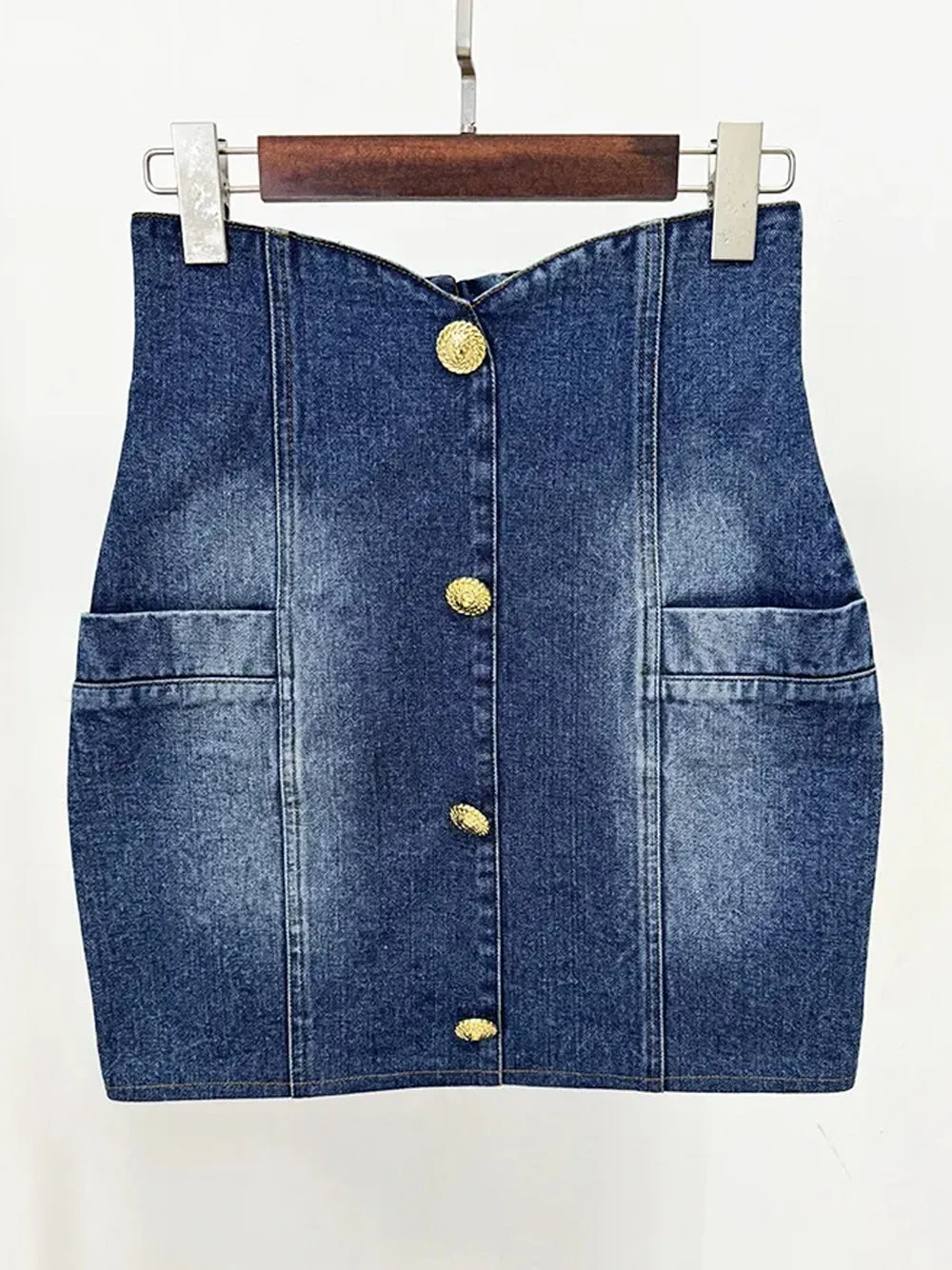 OCHO Denim Mini Skirt