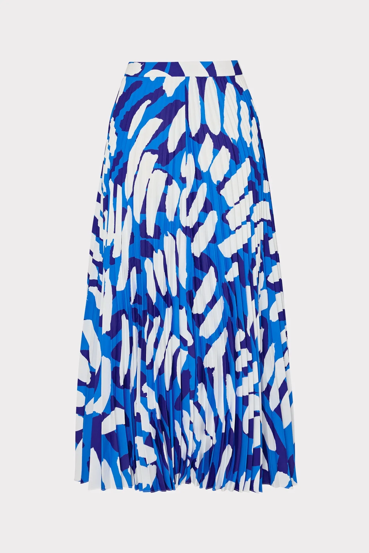 Otha Brushstroke Pleated Skirt