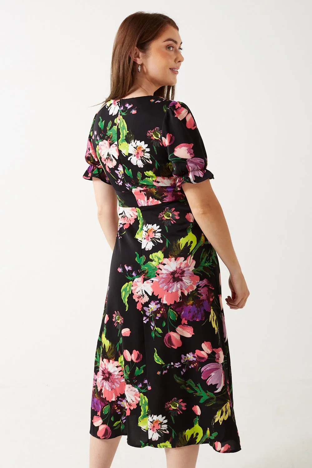 Pixie Daisy Ana Ruffle Sleeves Dress