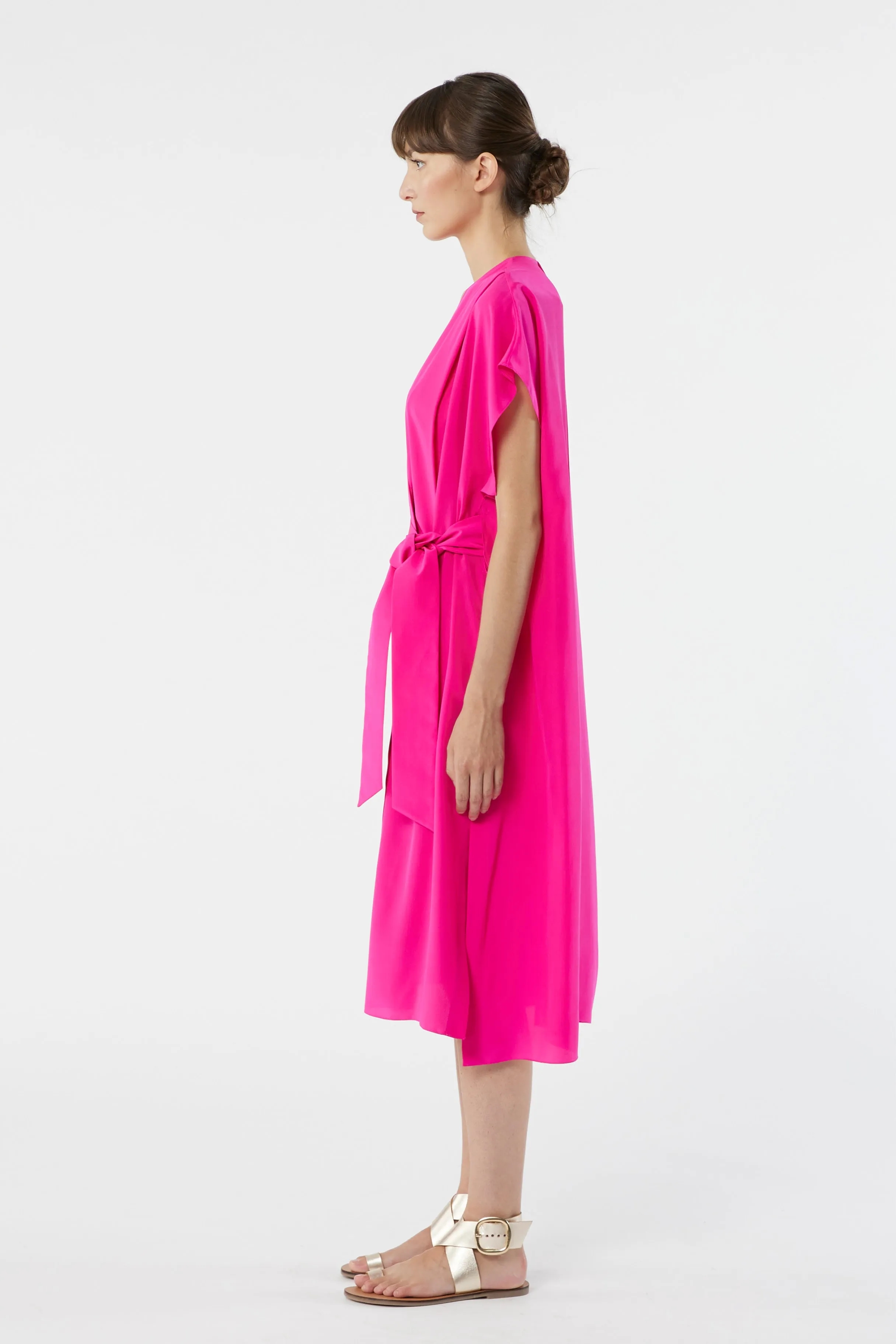 SAN FRANCISCO pink - silk dress