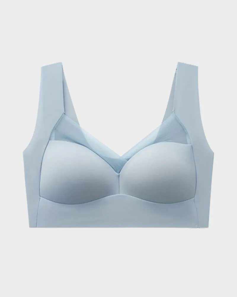 SheCurve® Seamless Wirefree Mesh Comfortable Smoothing Bra